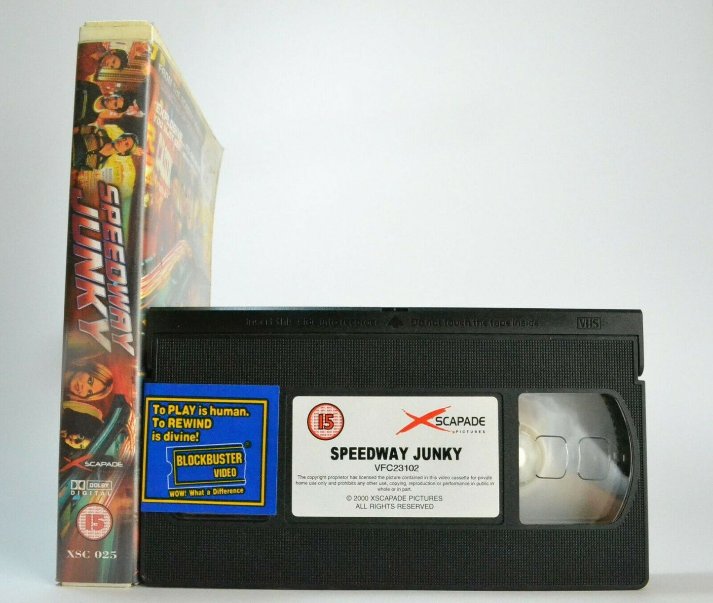 Speedway Junky (2001): Stock Car Racing Drama - Large Box - Daryl Hannah - VHS-