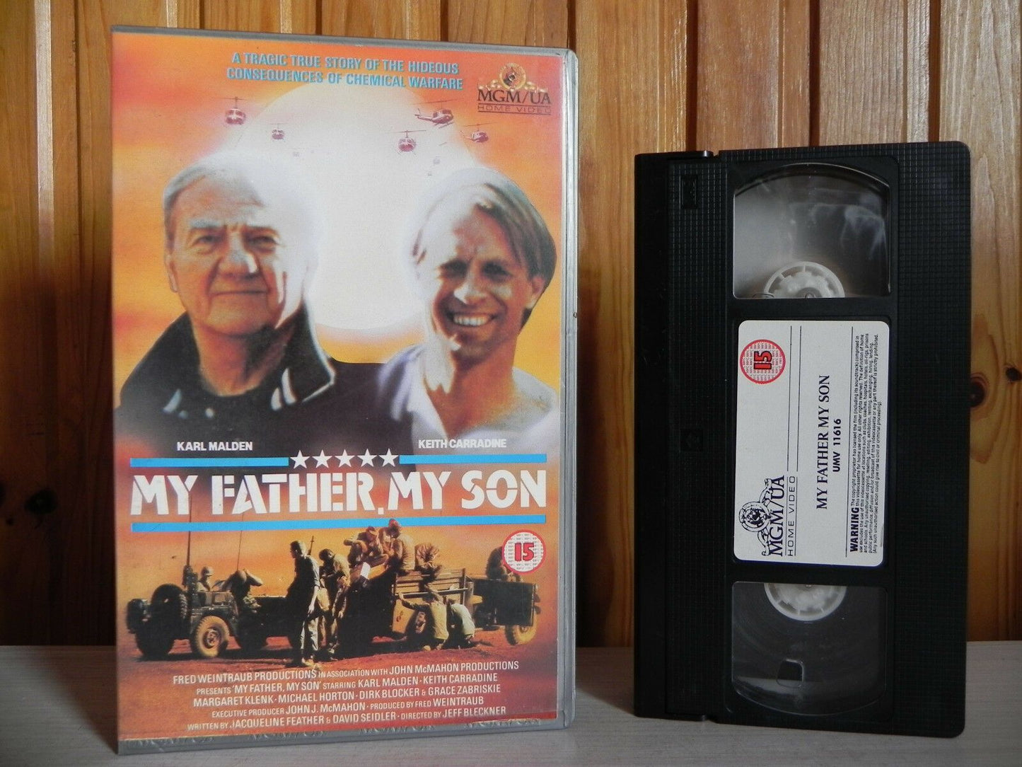 My Father, My Son - MGM/UA - Drama - Karl Malden - Keith Carradine - VHS-