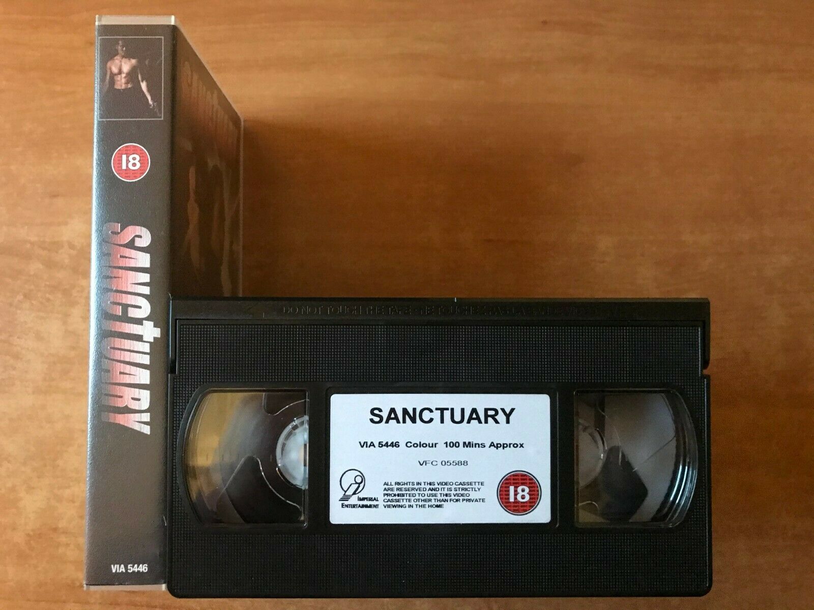 Sanctuary (1998): Black Ops Action - Thriller - Marc Dacascoc - Pal VHS-