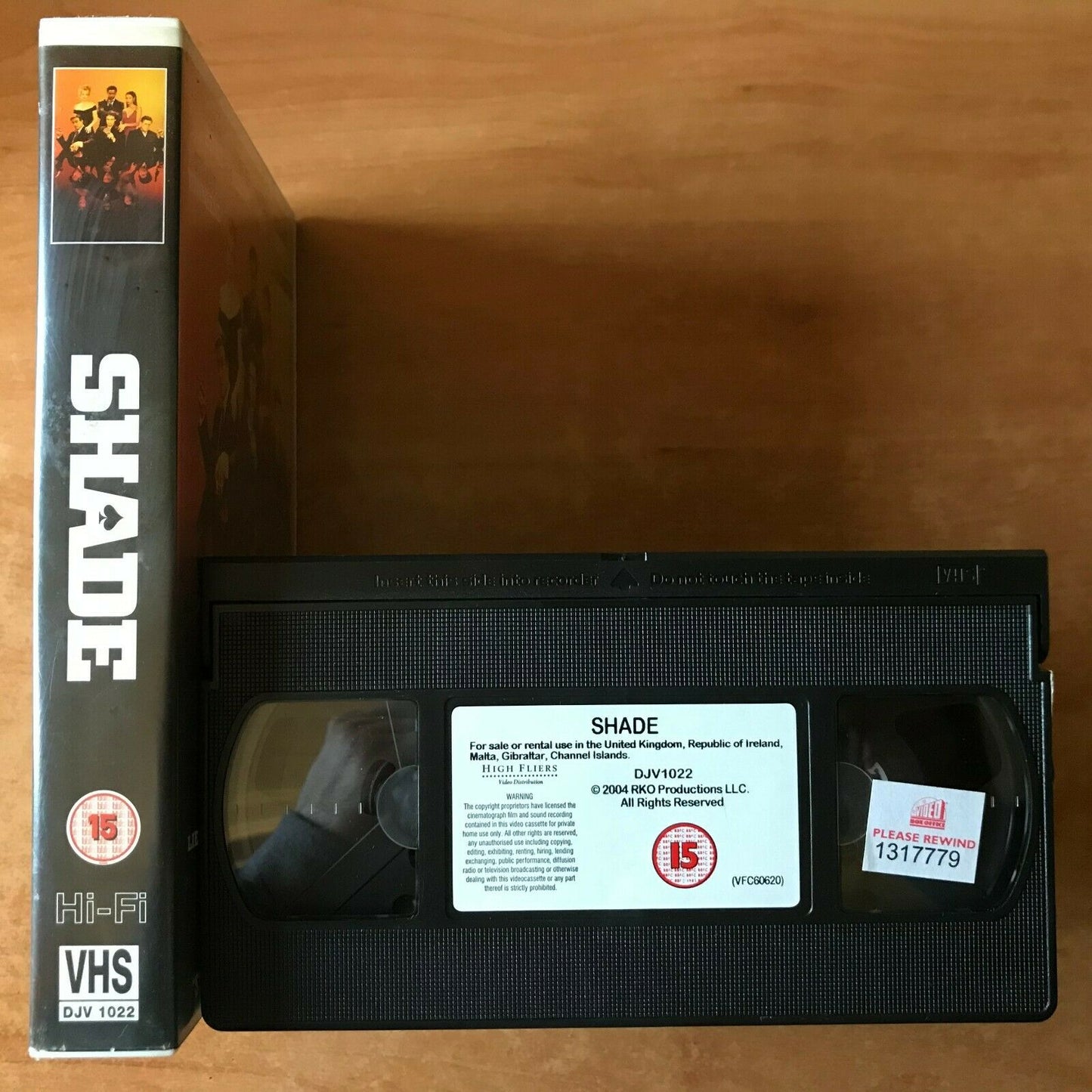 Shade; [Underground Poker Game] Neo-Noir Drama - Large Box [Rental] Pal VHS-