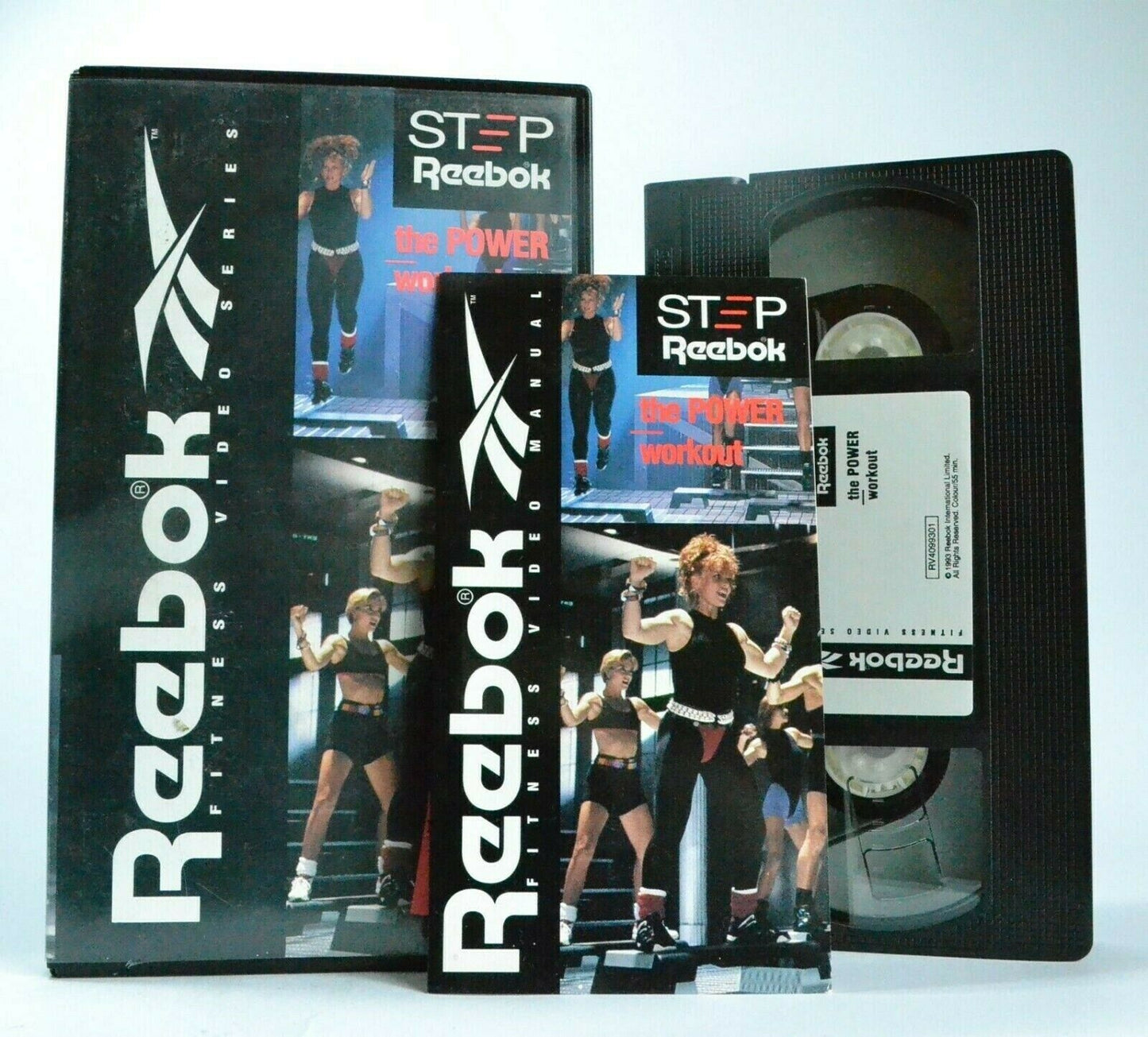 Reebok: Fitness Video Series - By Gin Miller - Power Workout - Exercises - VHS-