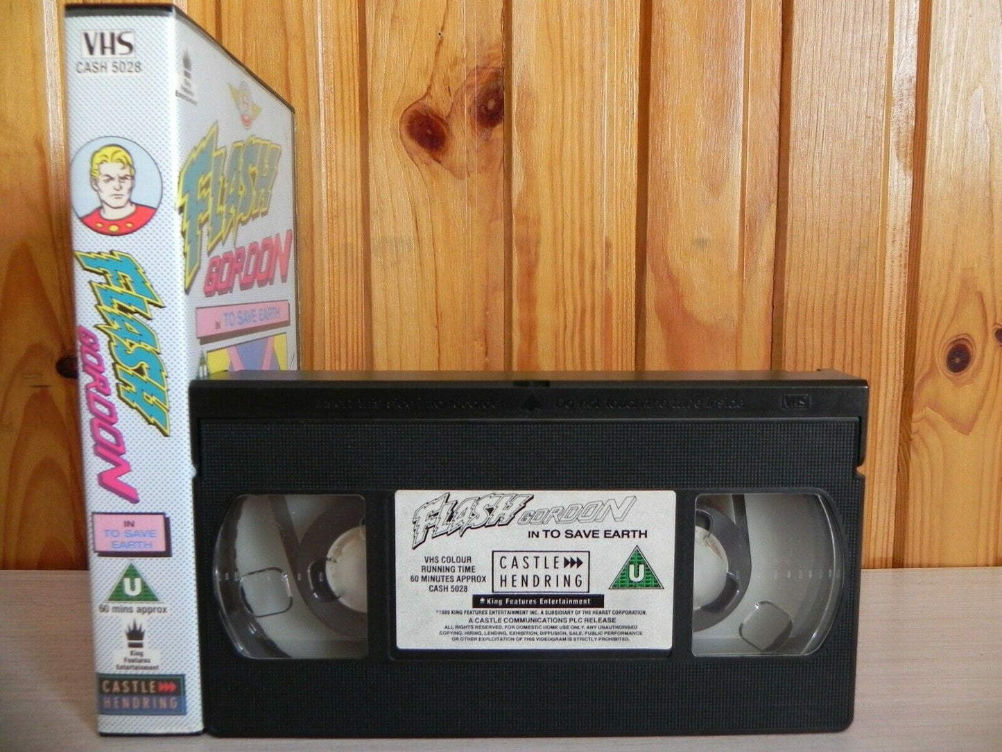 Flash Gordon - To Save Earth - An Original Animated Adventure - Kids - Pal VHS-