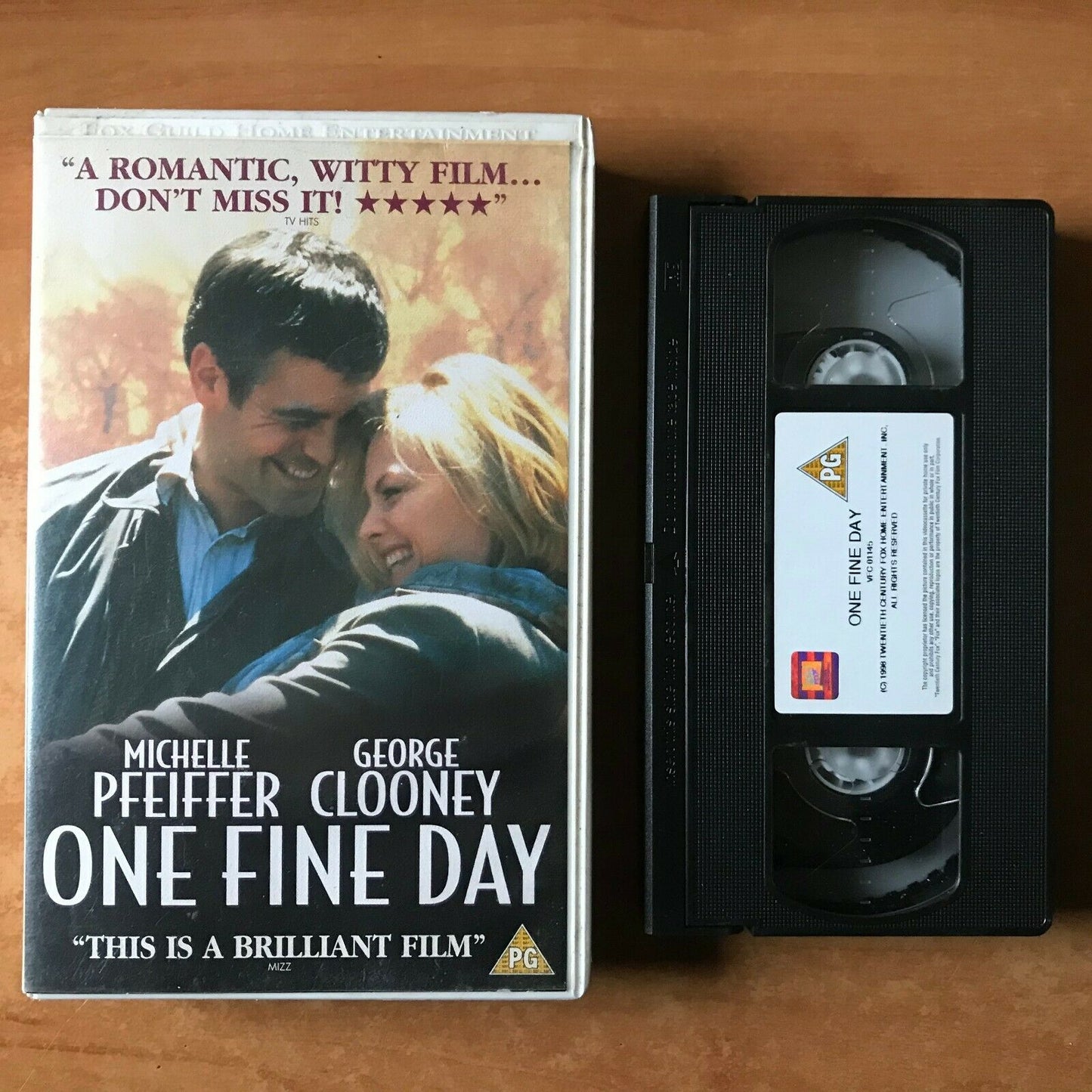 One Fine Day: NYC Romance - Drama [Large Box] Rental - Michelle Pfeiffer - VHS-