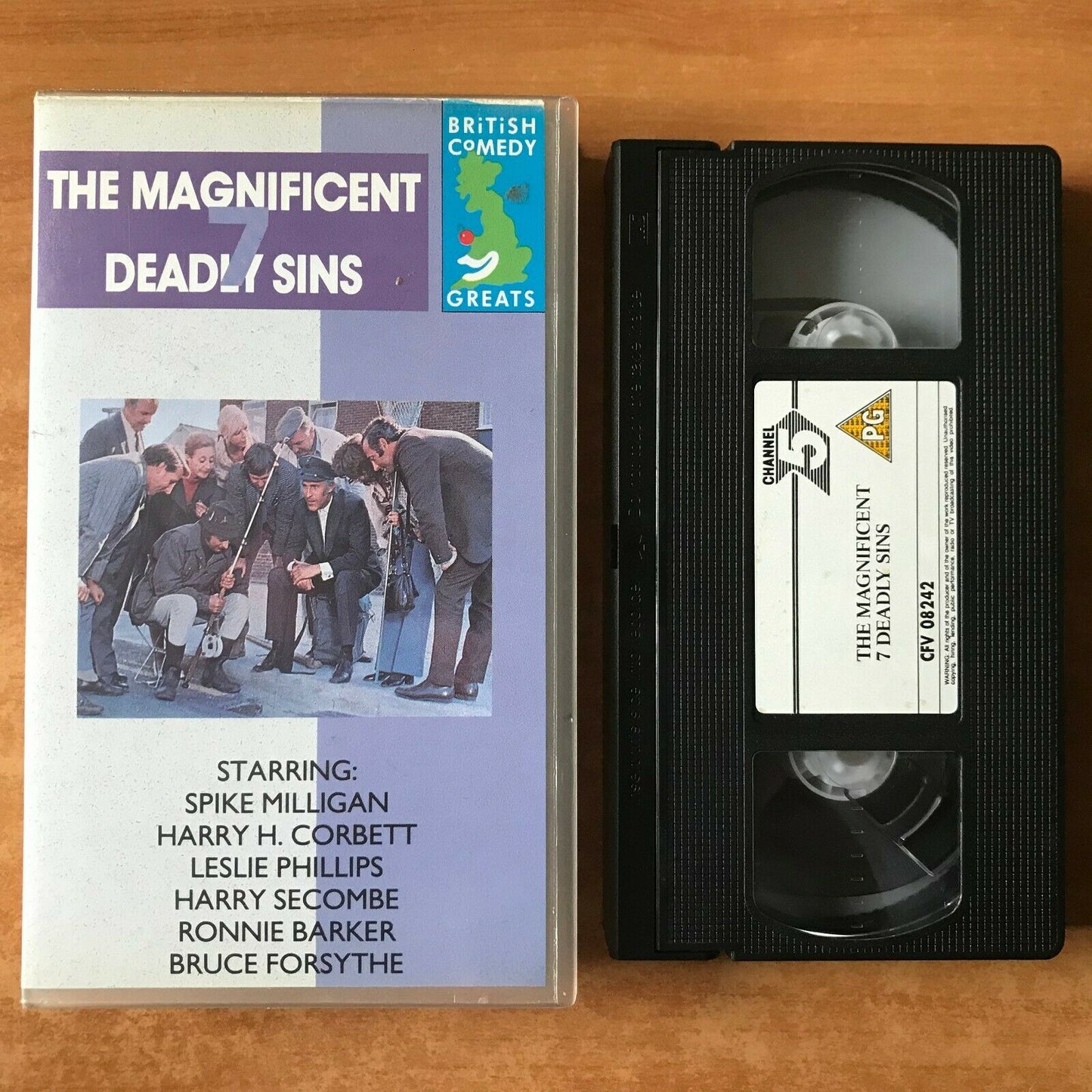 The Magnificent 7 Deadly Sins [Graham Stark]; Comedy - Bruce Forsyth - Pal VHS-