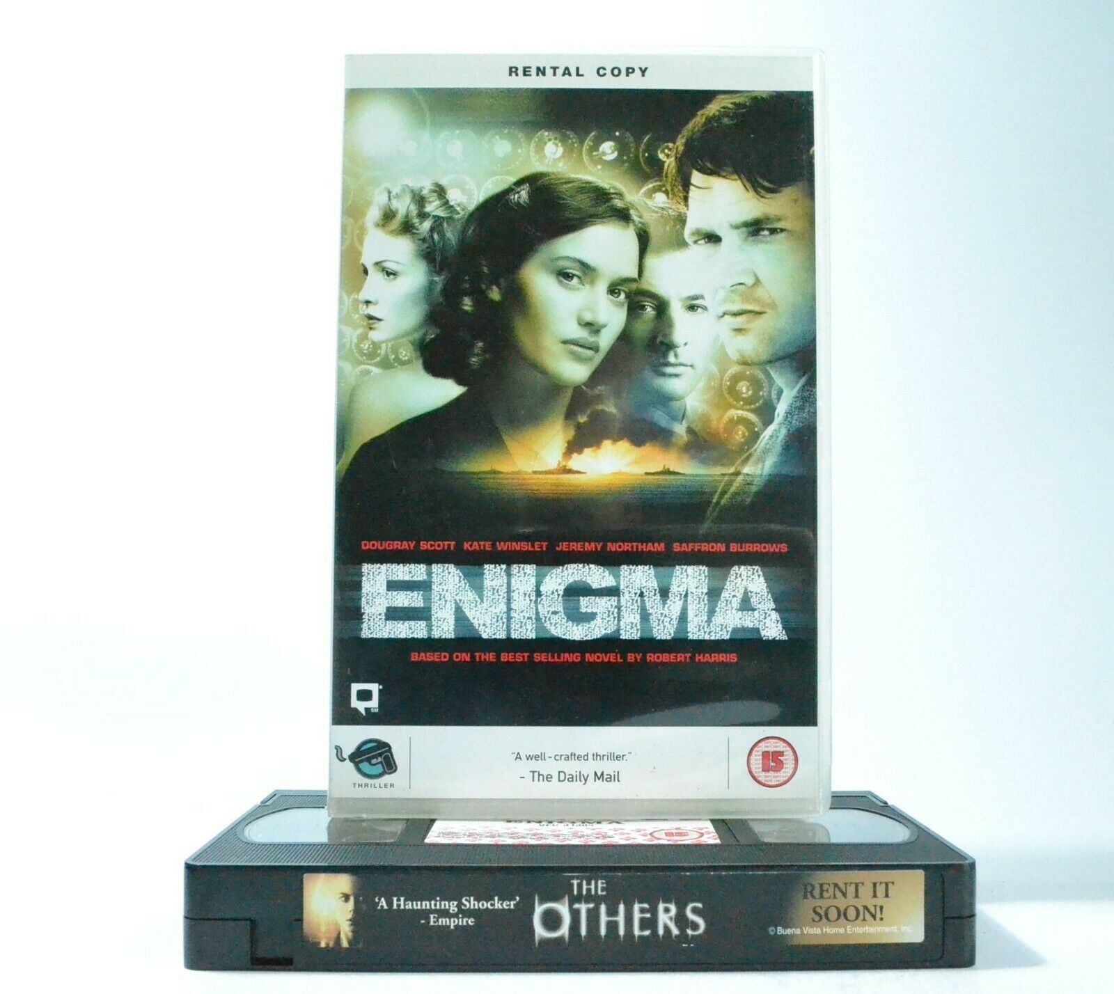 Enigma: Based On R.Harris Novel - Large Box - Thriller - Kate Winslet - Pal VHS-