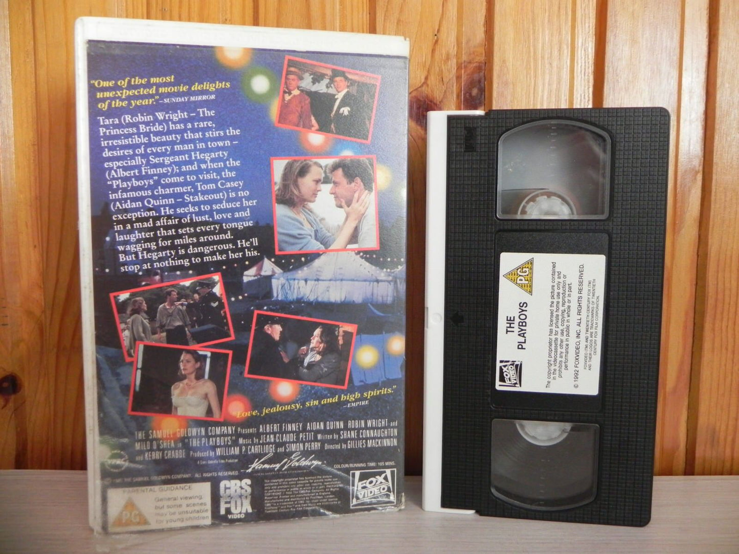 The Playboys - Robin Wright - Controversial Drama - Big Box - Ex-Rental - VHS-