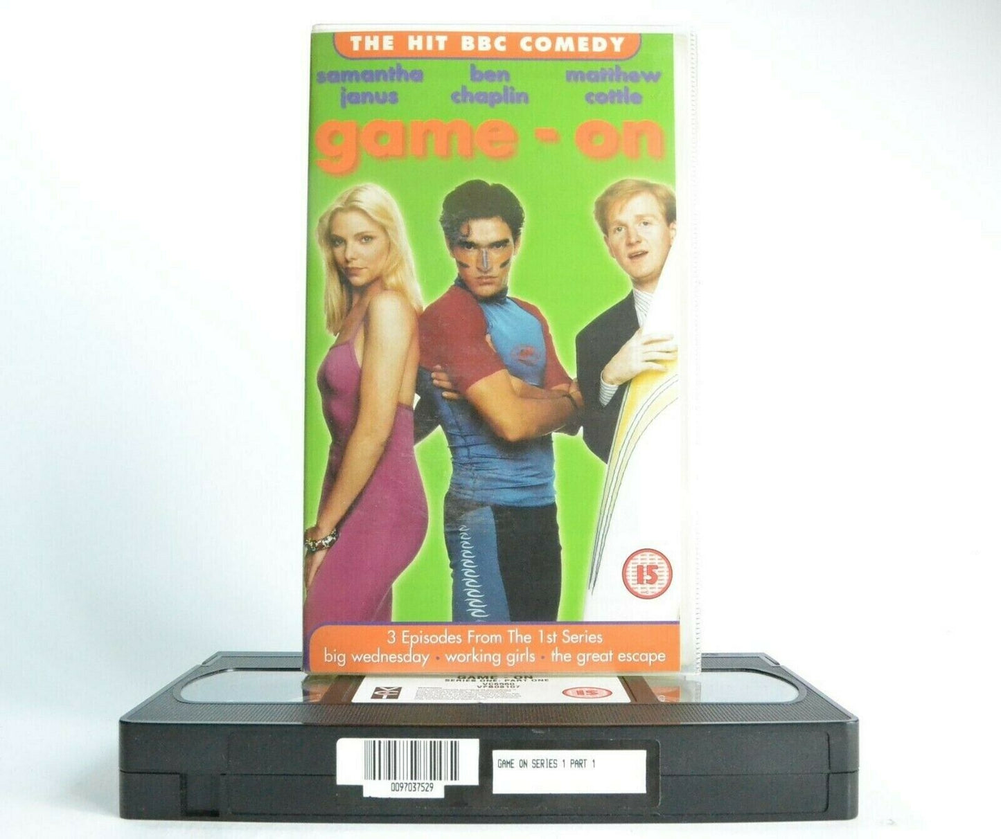 Game-On: 1st Series/3 Episodes - Big Wednesday - British Sitcom Comedy - Pal VHS-