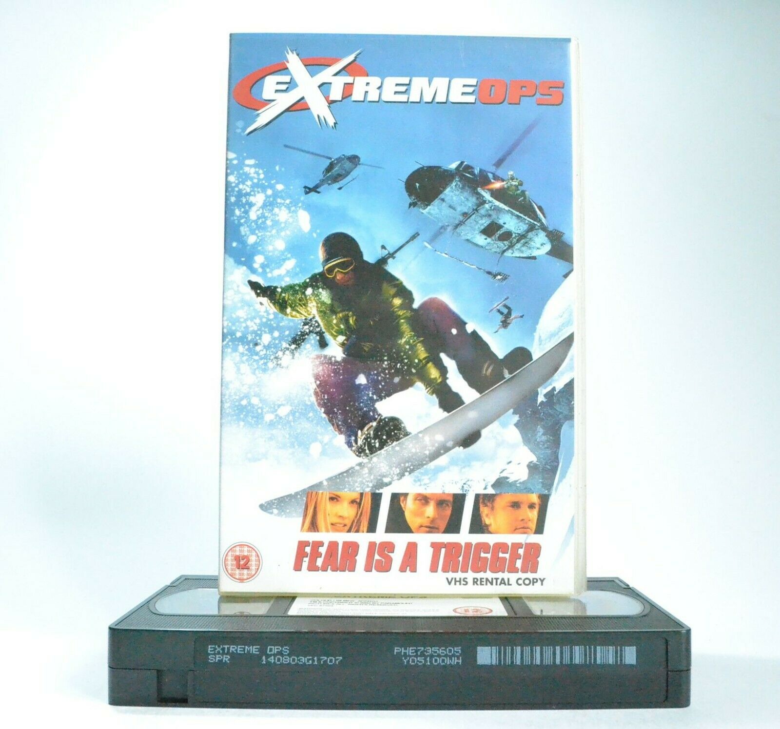 Extreme Ops: Paramount (2002) - Fear Is A Trigger - Action - Large Box - Pal VHS-