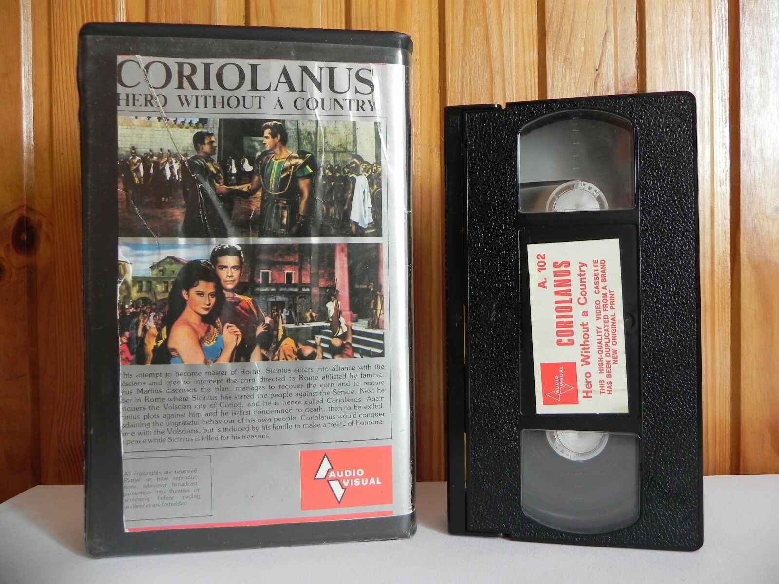 Coriolaus: Hero Without A Country - Audio Visual - Historical - Large Box - VHS-