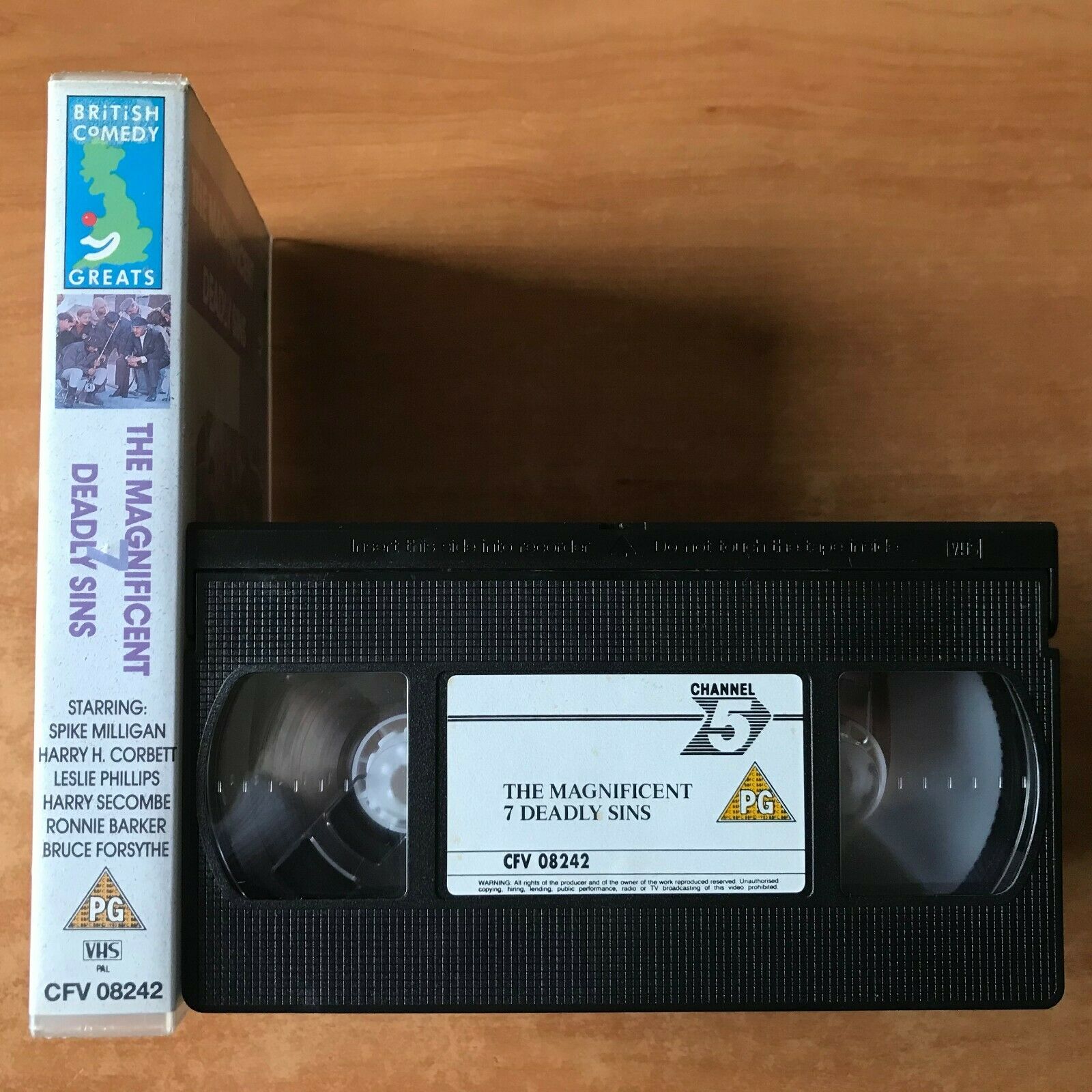 The Magnificent 7 Deadly Sins [Graham Stark]; Comedy - Bruce Forsyth - Pal VHS-