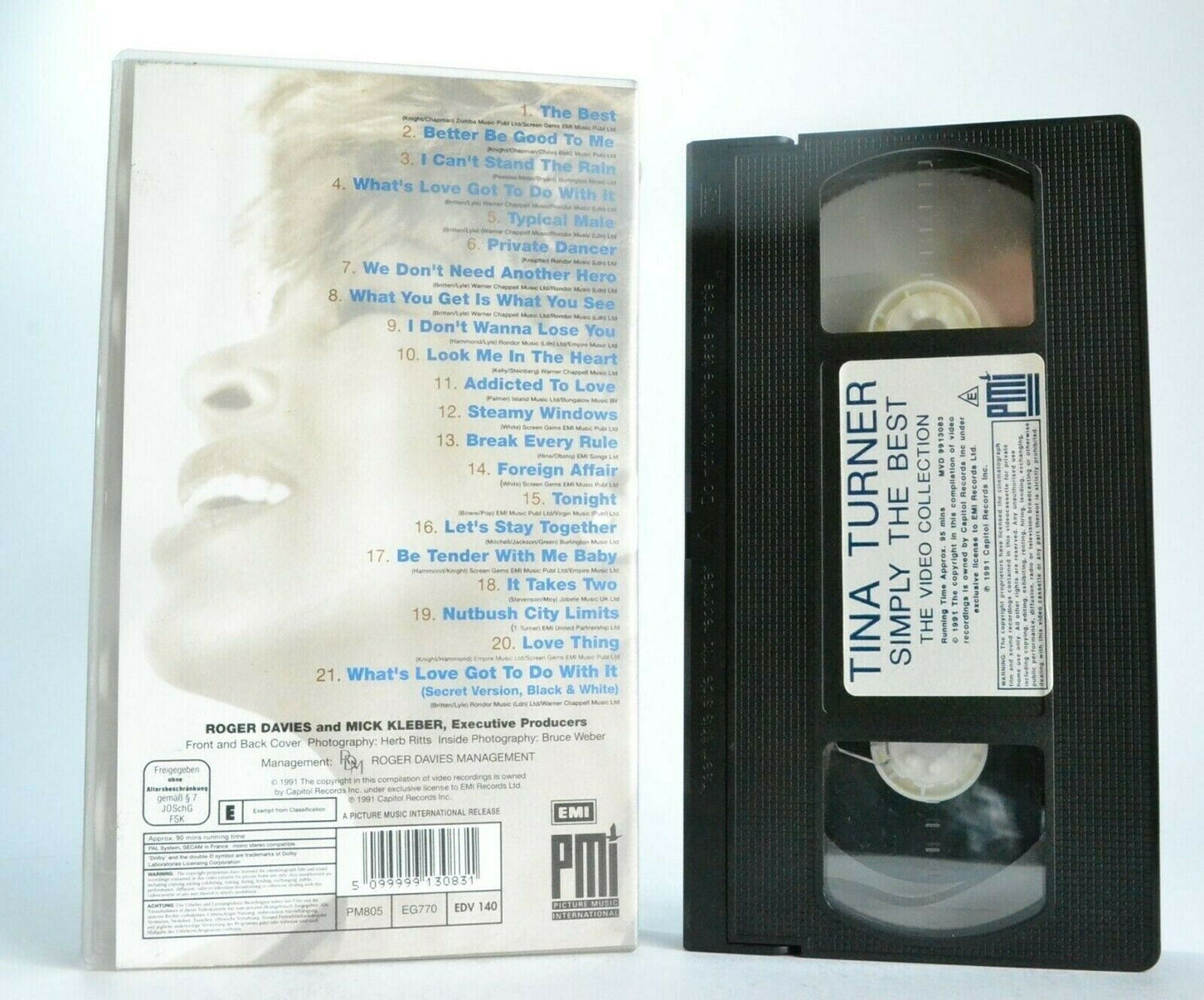 Tina Turner: Simply The Best - Video Collection -'Private Dancer'- Music - VHS-