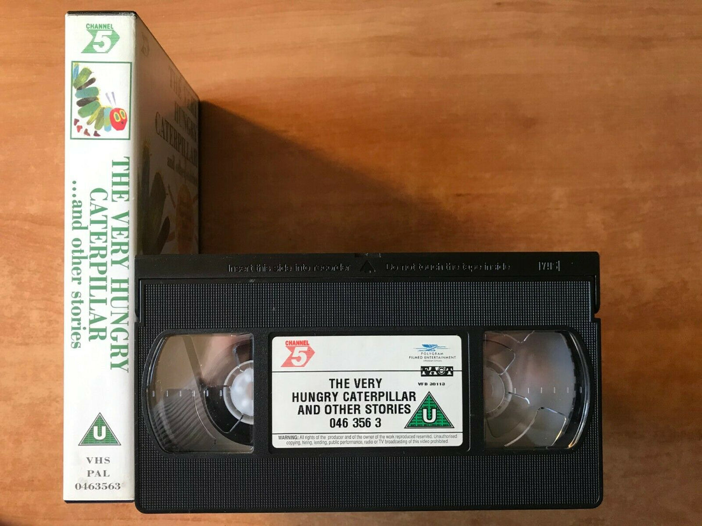 The Very Hungry Caterpillar - PolyGram - Animated - Children's - Pal VHS-