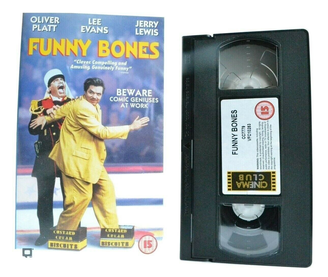 Funny Bones (1995): British/American Comedy Drama - Lee Evans/Jerry Lewis - VHS-