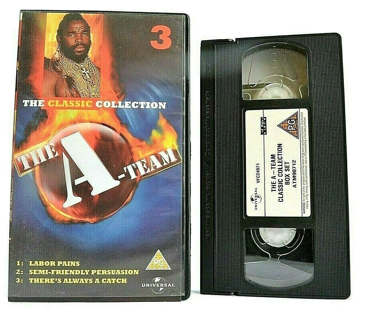 The A-Team [Classic Collection 3]:'Labor Pains' - TV Action Series - Mr. T - VHS-