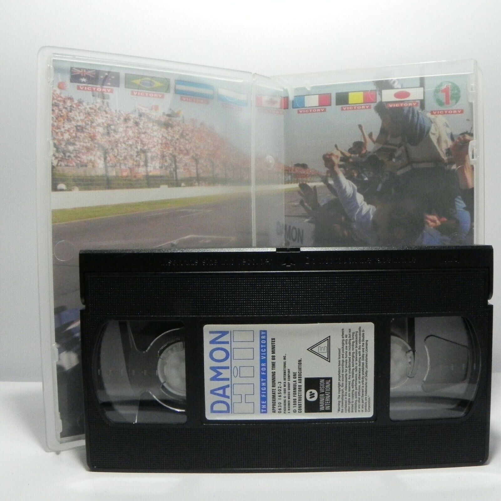 Damon Hill: The Fight For Victory - Documentary - Formula 1 World Champion - VHS-