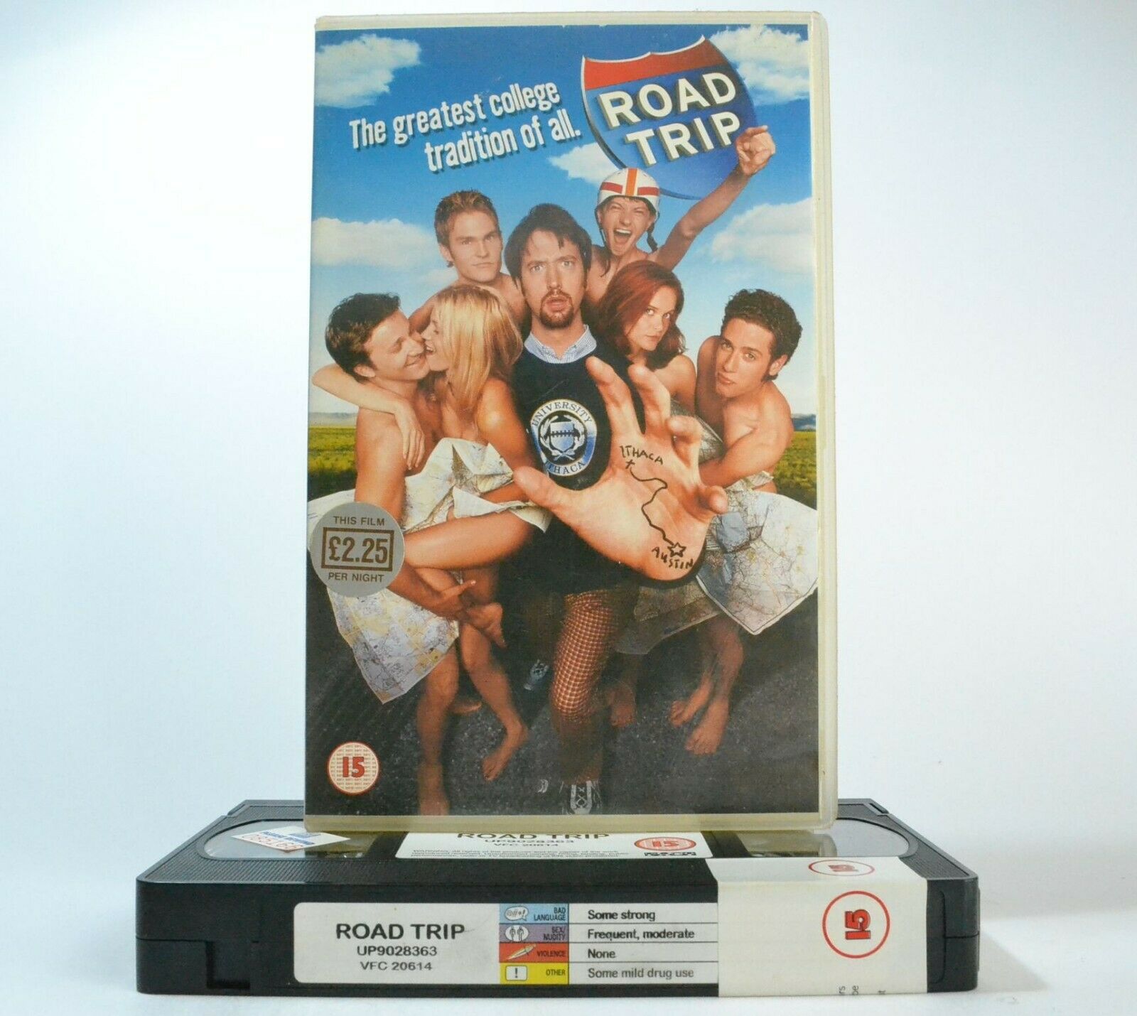 Road Trip (2001): Rules Of Cheating - Comedy - Large Box - Ex-Rental - Pal VHS-