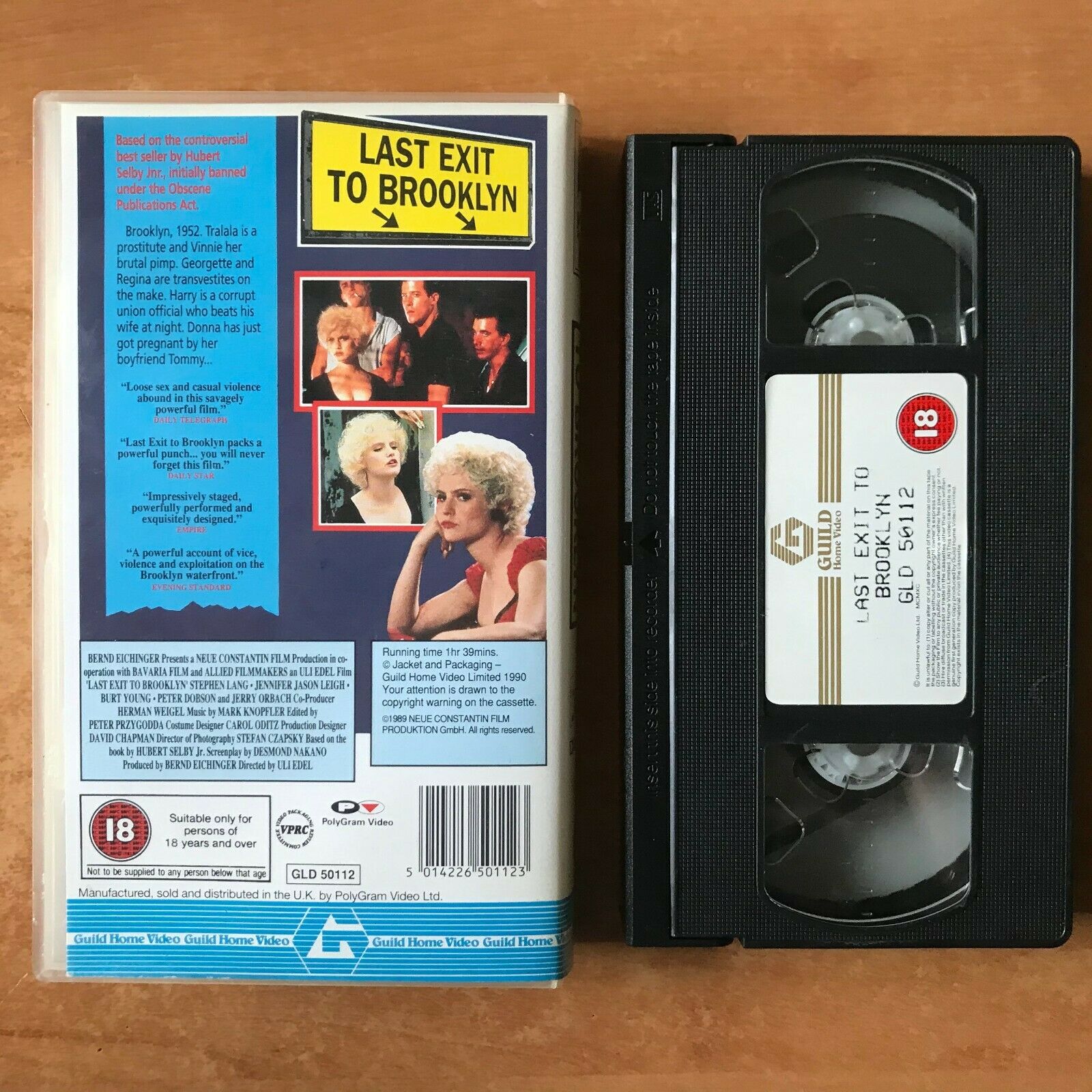 Last Exit To Brooklyn; [Hubert Selby Jr.] Drama - Jennifer Jason Leigh - VHS-