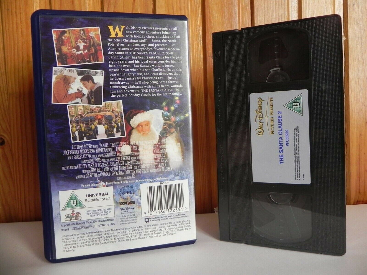 SANTA CLAUSE 2 - TIM ALLEN - BRAND NEW SEALED - WALT DISNEY KIDS - PAL VHS-