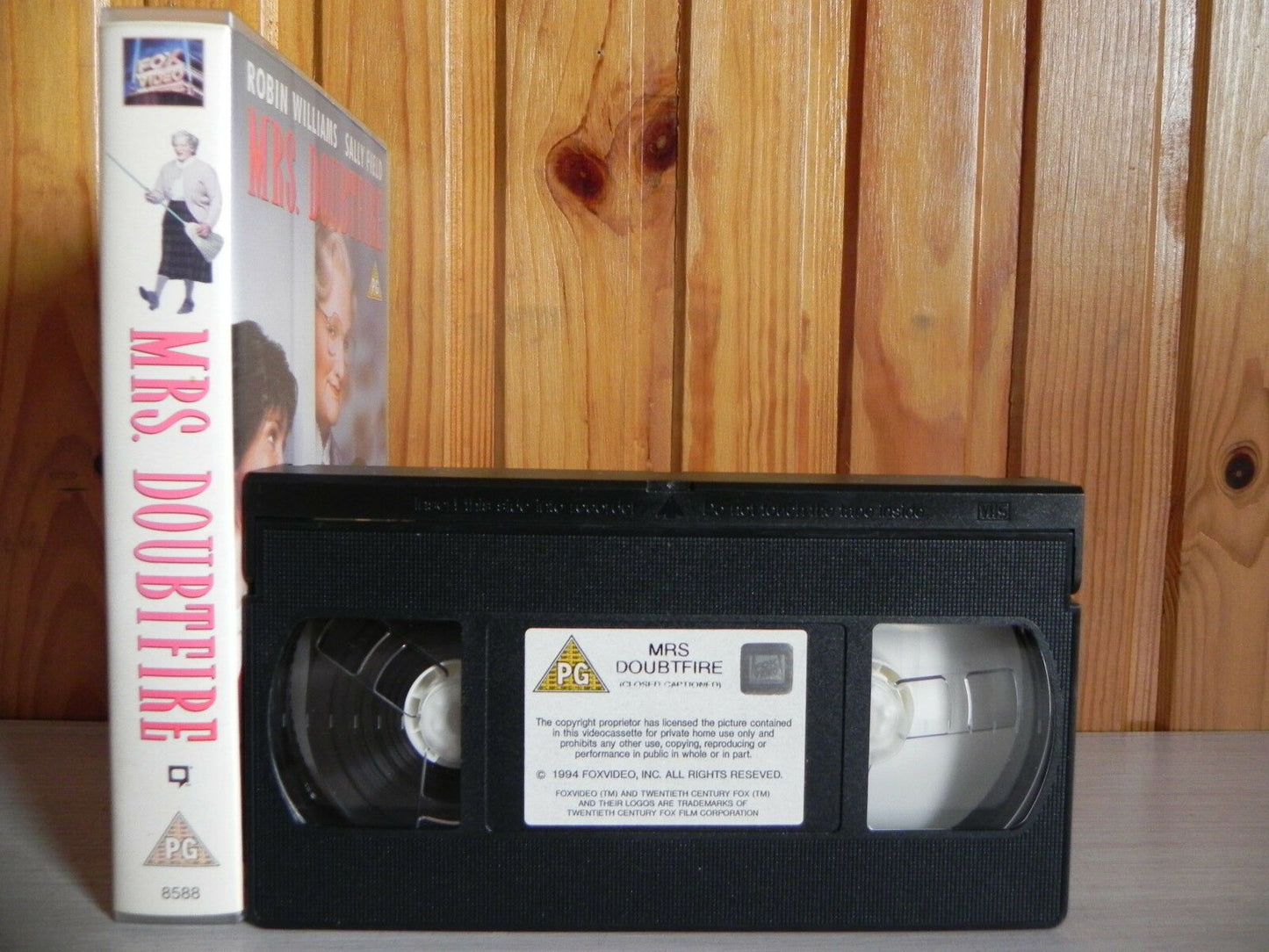 Mrs. Doubtfire - Fox Video - Transgender - Comedy - Robin Williams - Pal VHS-