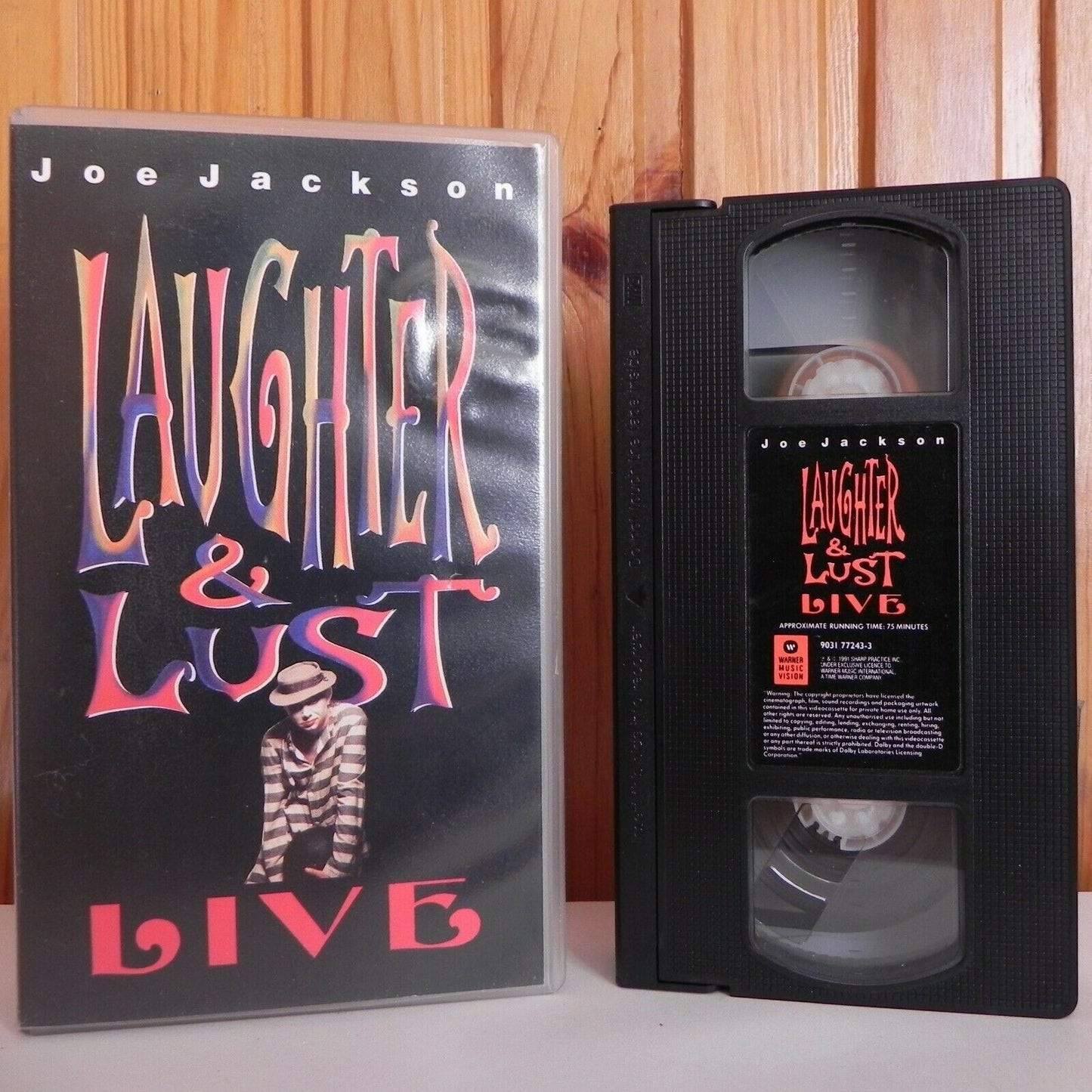 Joe Jackson: Laughter And Lust Live - Sydney - 20 September 1991 - Pal VHS-