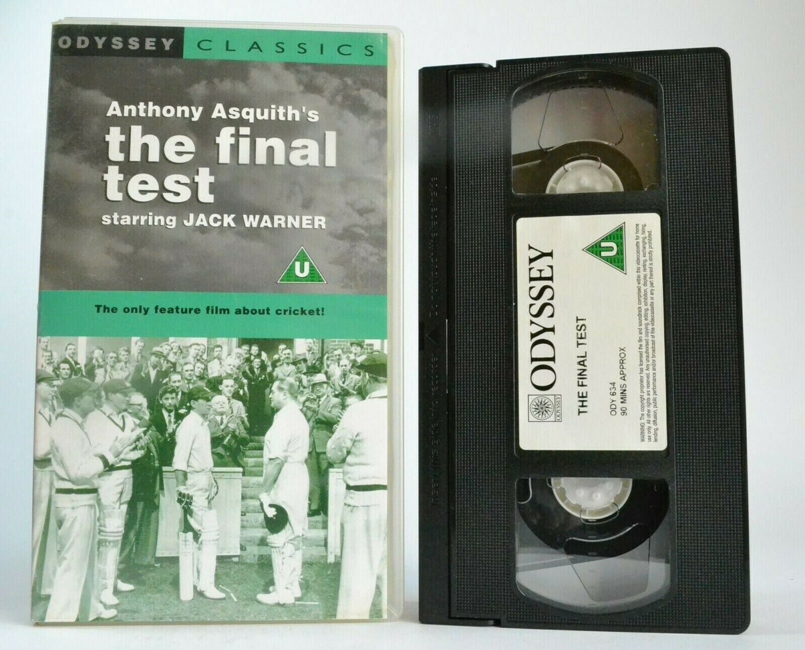 The Final Test (1953) -<Cricketer League>- Sport Drama - Robert Morley - Pal VHS-