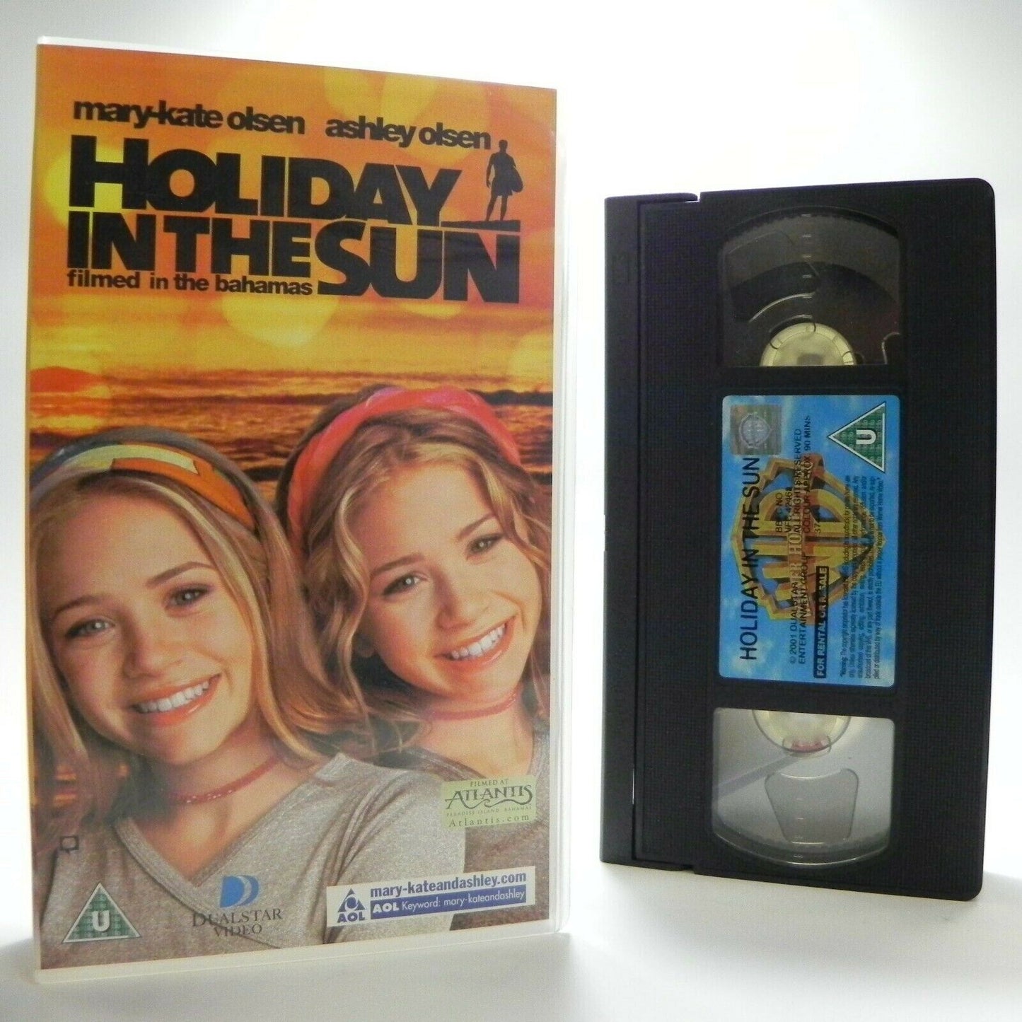 Holiday In The Sun: Warner Home (2001) - Mary-Kate Olsen - Ashley Olsen - VHS-