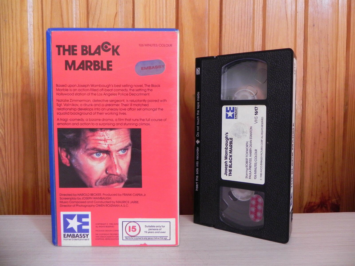 The Black Marble - Robert Foxworth - AVC Embassy - Action Drama - Pre Cert VHS-