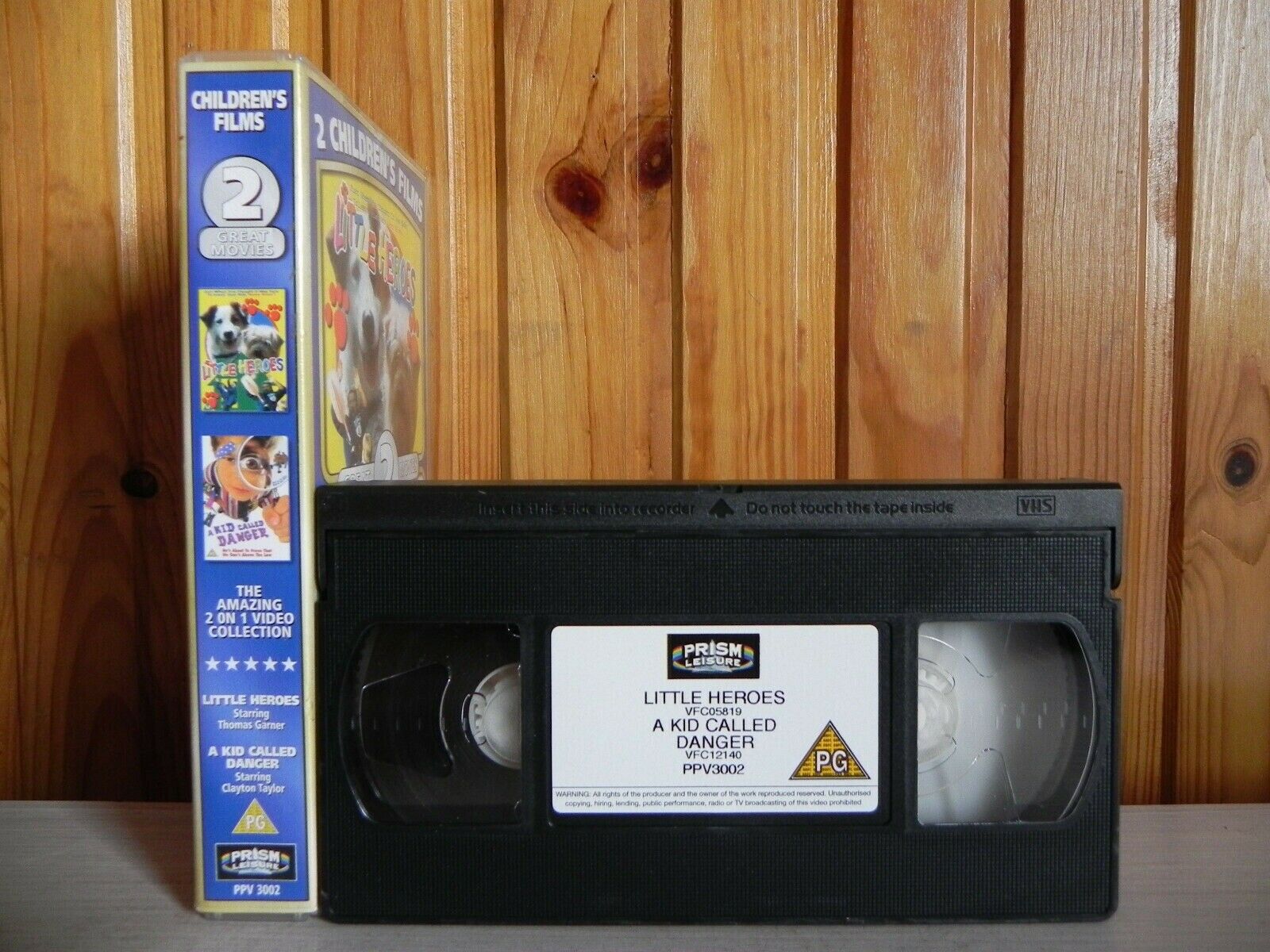 Little Heroes - A Kid Called Danger - Prism - 2 Children's Films On 1 - Pal VHS-