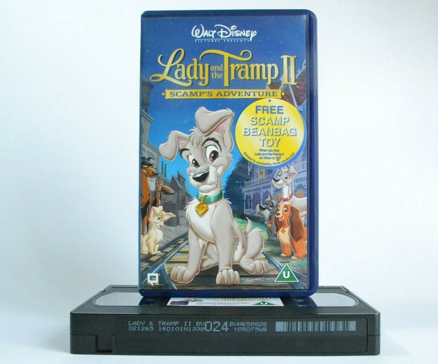 Lady And The Tramp 2: Scamp's Adventure - Walt Disney - Animated - Kids - VHS-