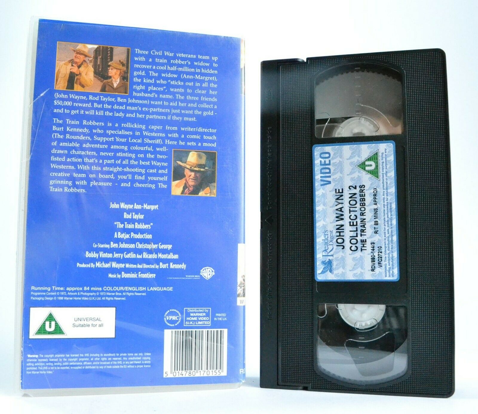 The Train Robbers (1972): Western Classic - Widescreen - John Wayne - Pal VHS-