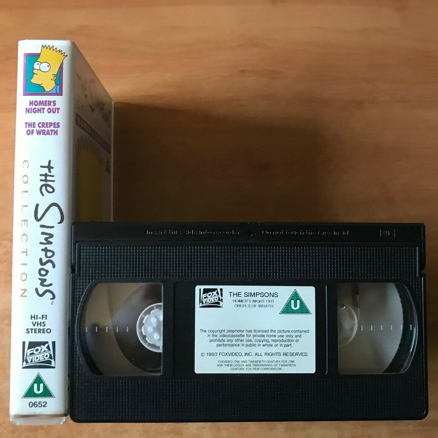 The Simpsons Collection: Homer's Night Out - Animated [Matt Groening] Pal VHS-