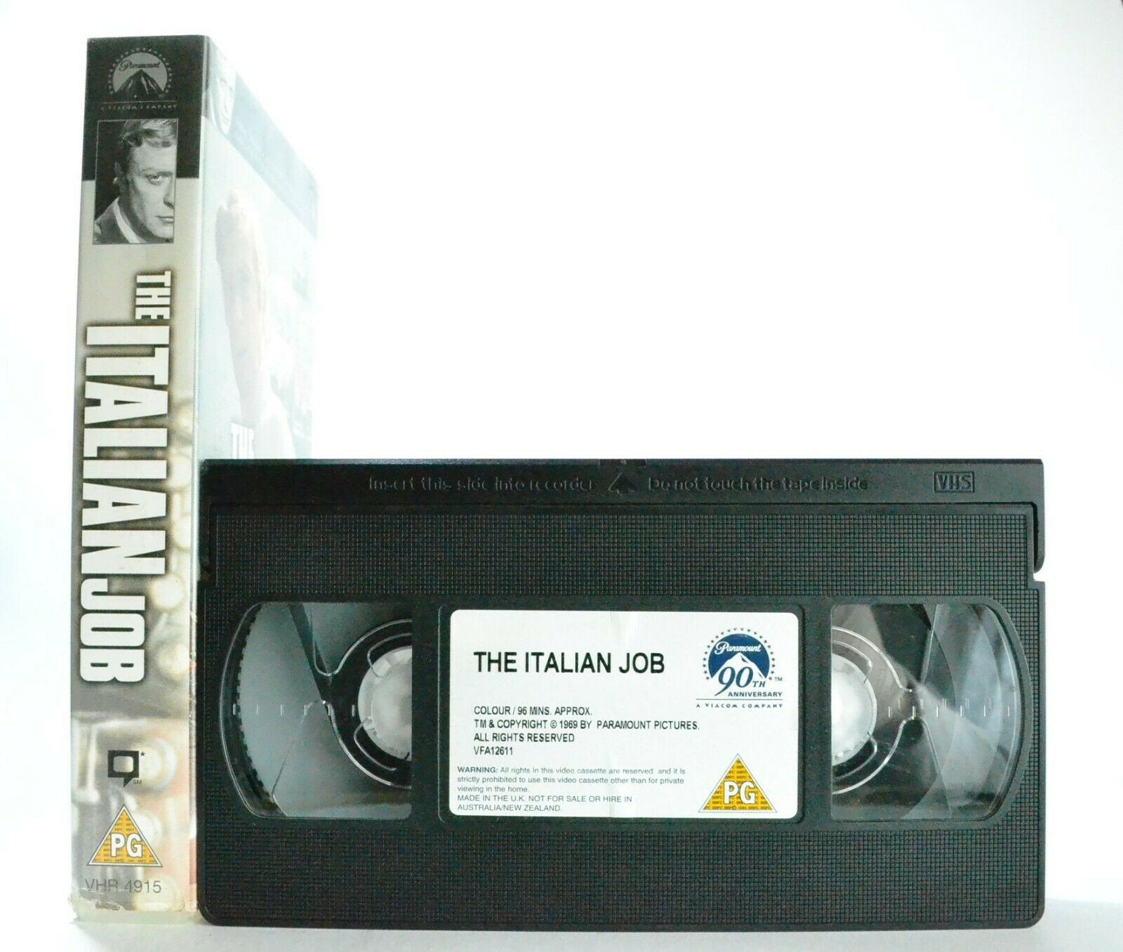 The Italian Job: (1969) Action Classic - Michael Caine/Noel Coward - Pal VHS-