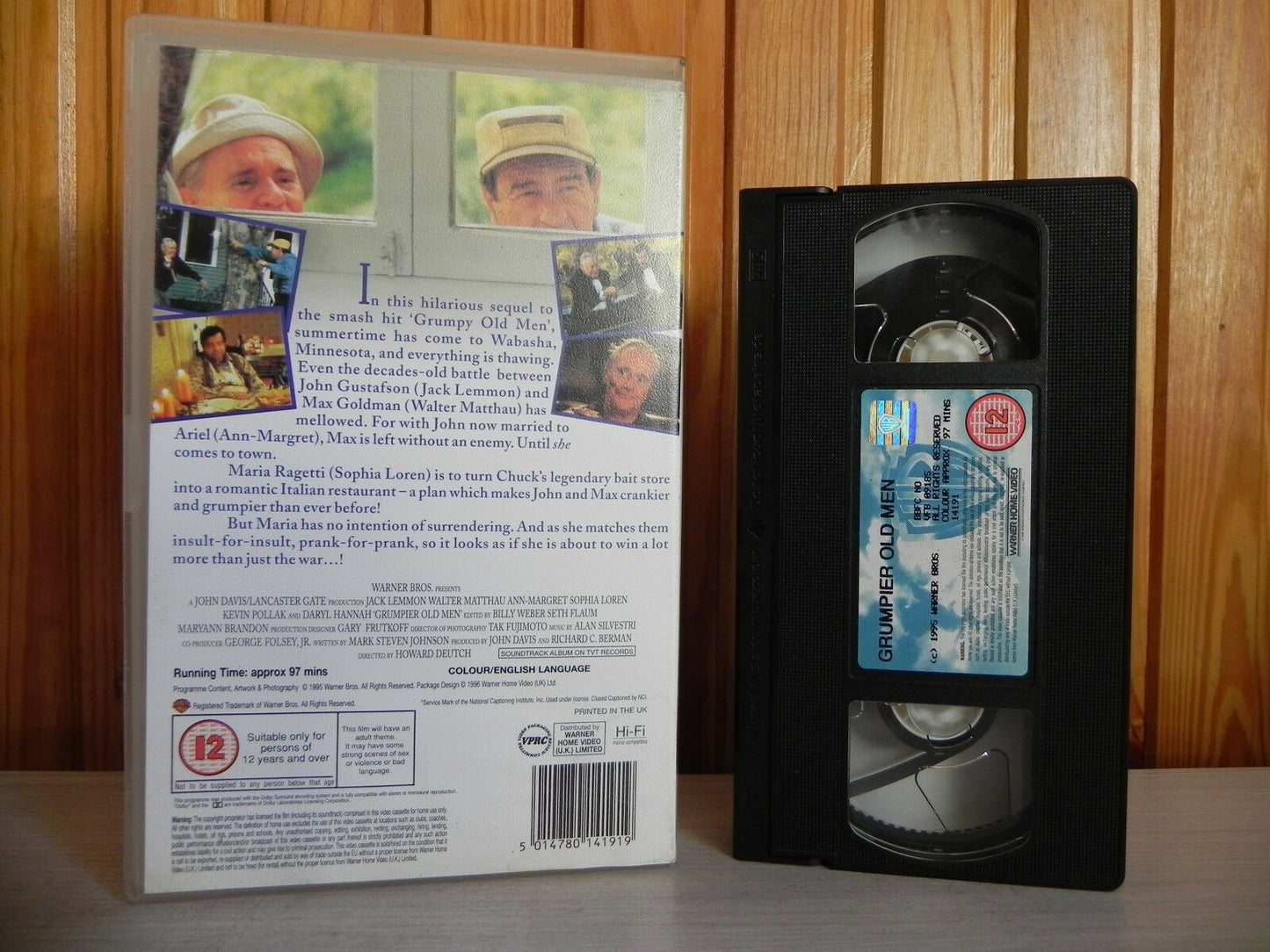 Grumpier Old Men - Warner Home - Comedy - Jack Lemon - Walter Matthau - VHS-