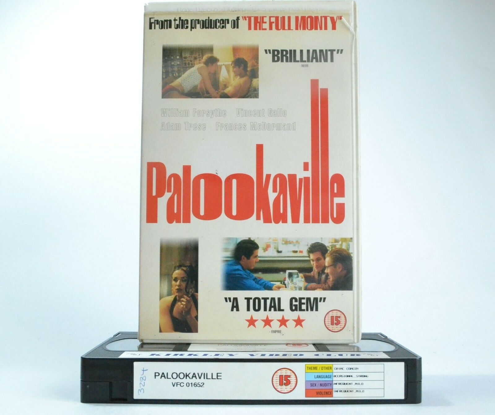 Palookaville (1995): Criminal Comedy - William Forsythe/Vincent Gallo - Pal VHS-