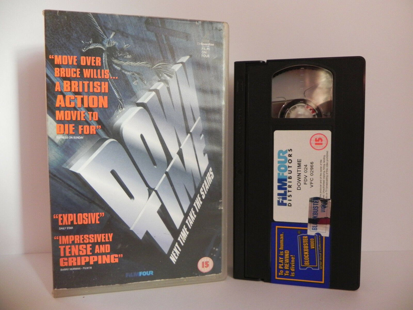 Downtime - Film Four - Big Box - Ex-Rental Video - Action Thriller - FDV024 VHS-