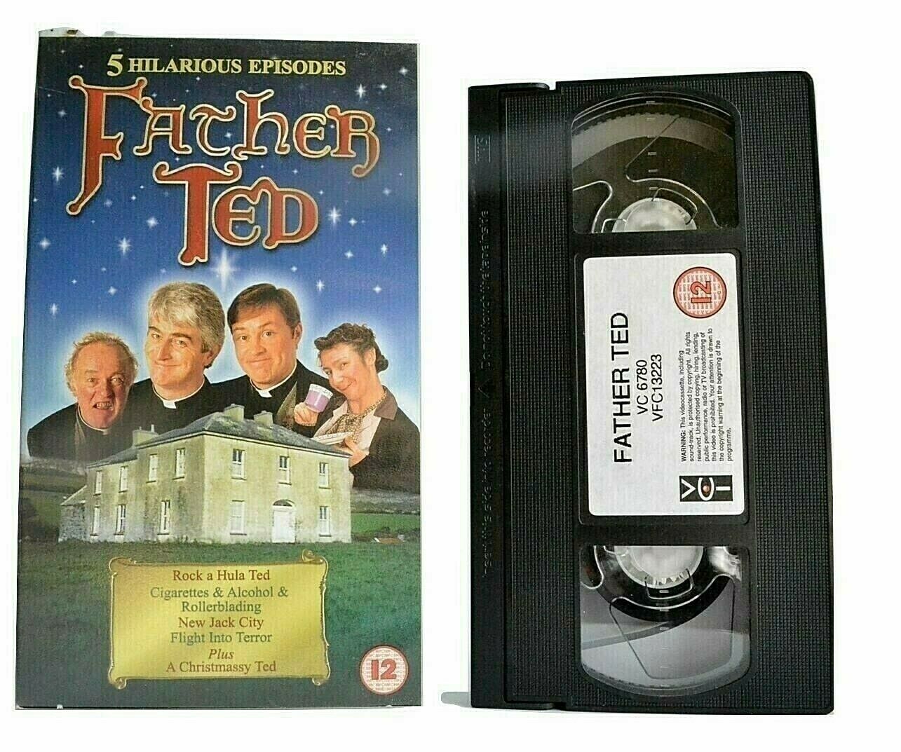 Father Ted: 'Rock A Hula Ted' - 5 Episodes - Comedy Sitcom - Dermot Morgan - VHS-