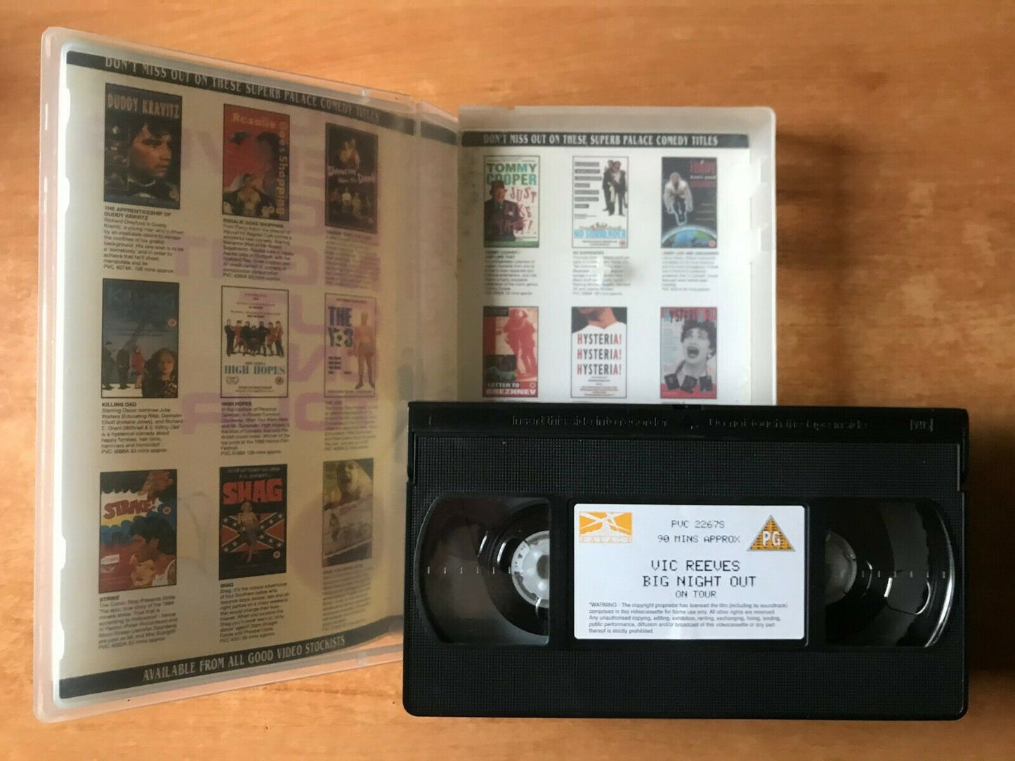 Vic Reeves: Big Night Out On Tour - (1991) Newcastle City Hall - Concert - VHS-