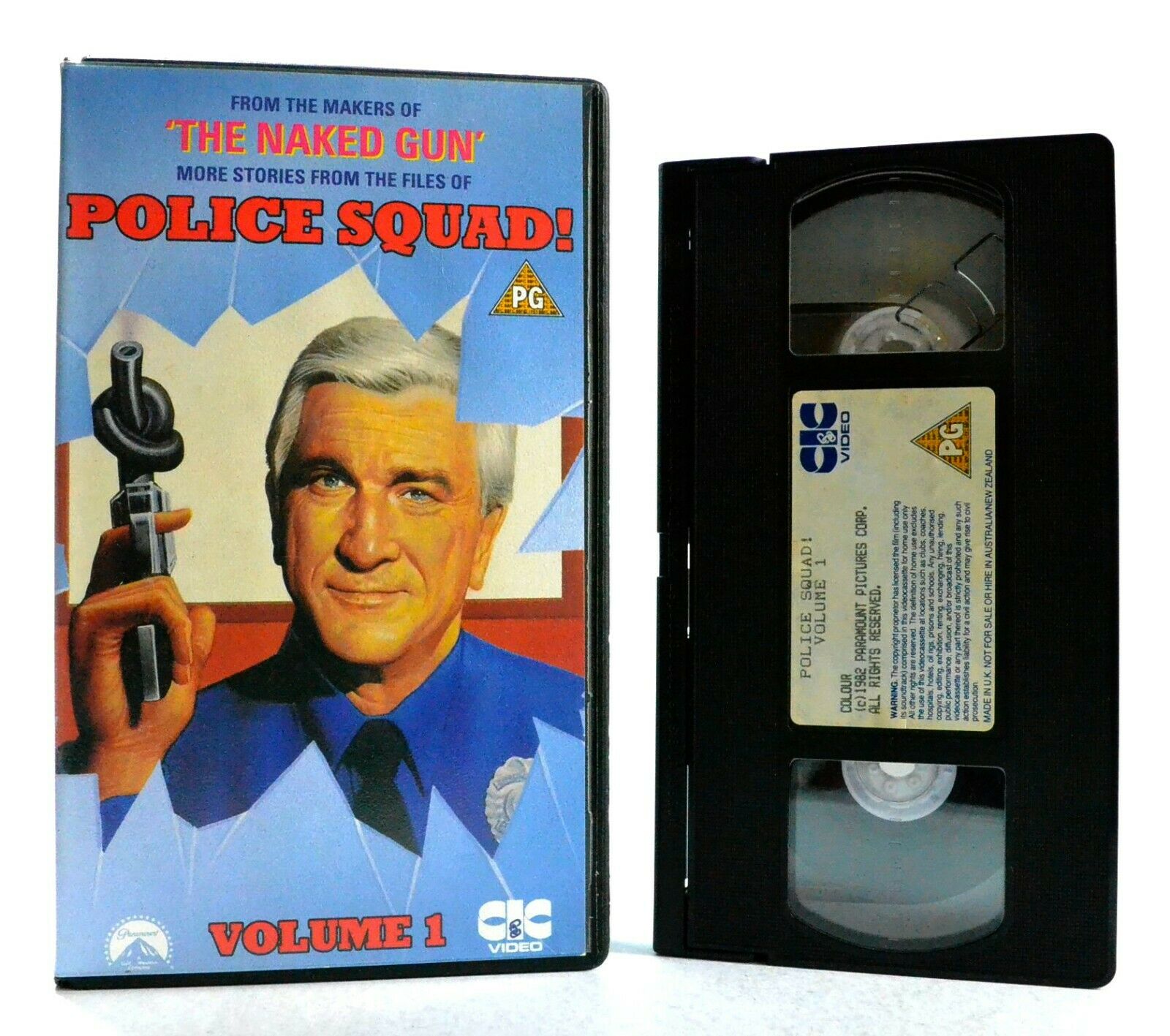 Police Squad: Volume 1 - (1992) TV Comedy Series - Leslie Nielsen - Pal VHS-