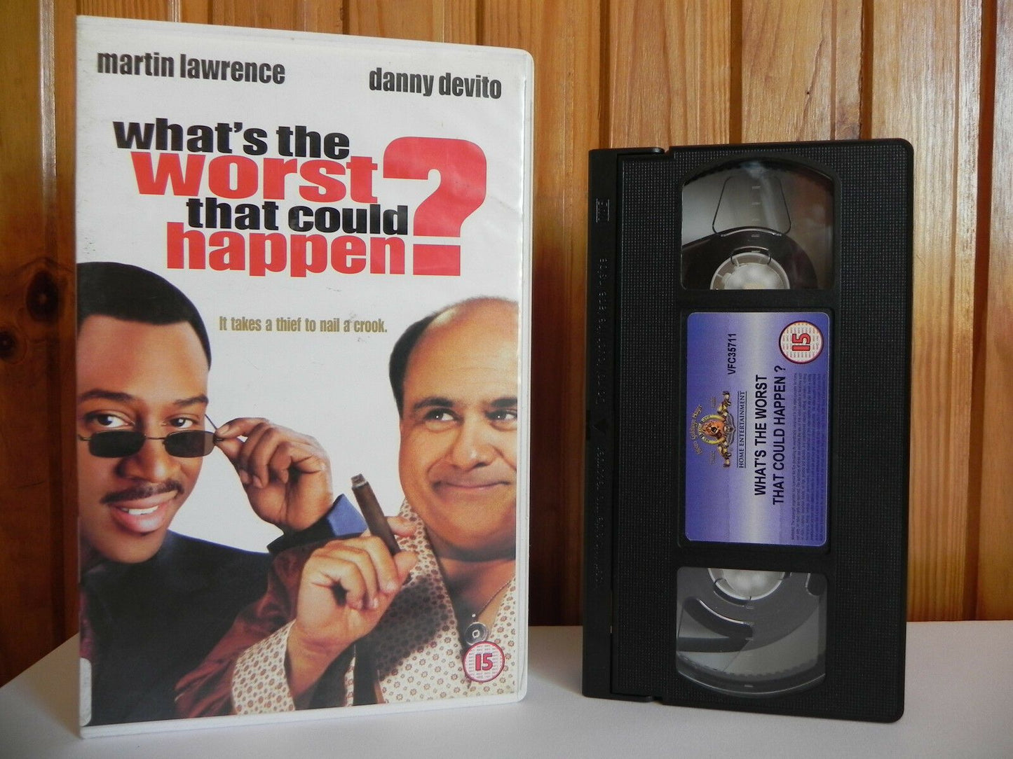 What's The Worst That Could Happen? - Metro Goldwyn - Comedy - Large Box - VHS-