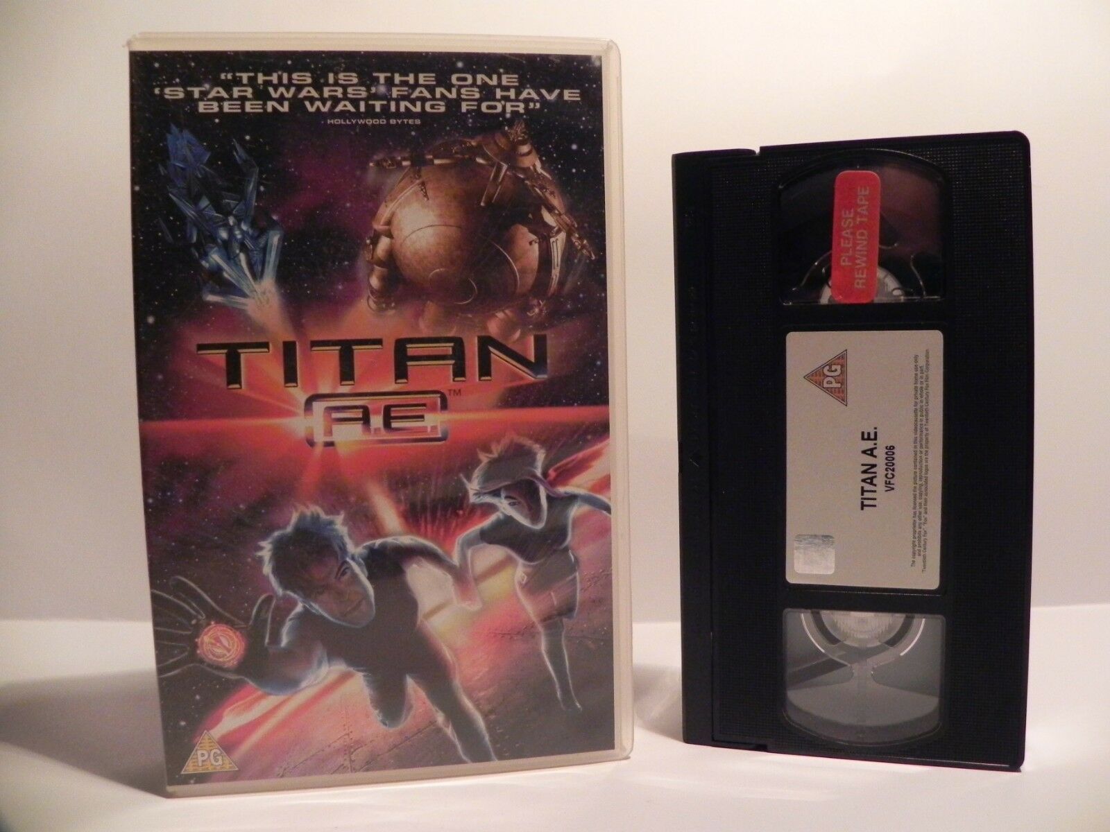 Titan A.E. - Large Box - Post Apocalyptic Sci-Fi - Alien - Earth Wipeout - VHS-