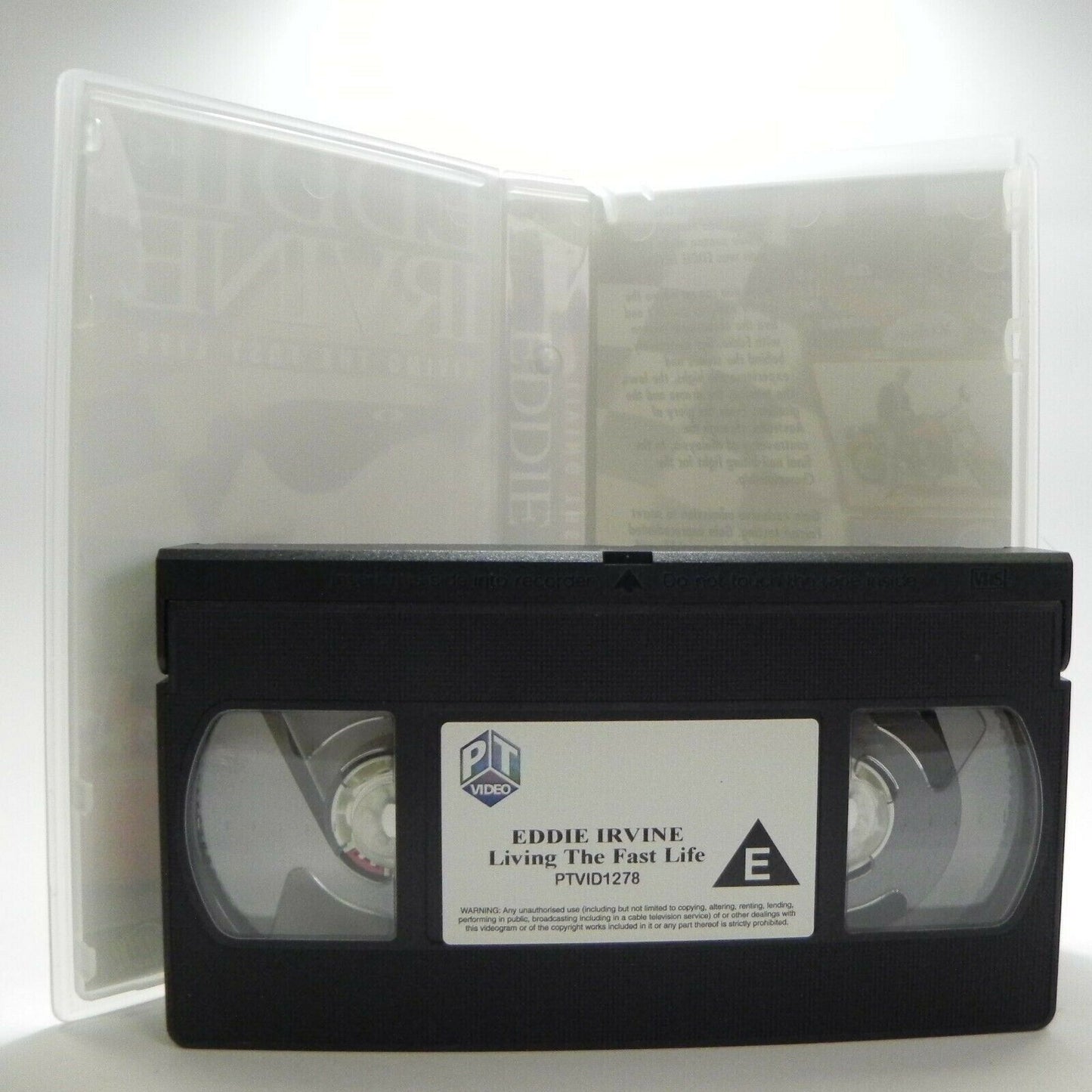 Eddie Irvine: Living The Fast Life - Documentary - Formula 1 - F1 Racing - VHS-
