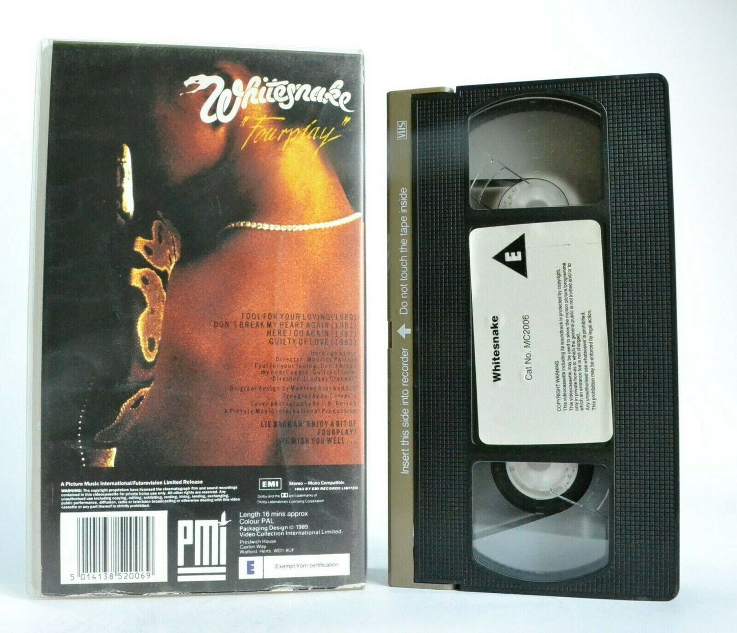 Whitesnake: Fourplay (1989) - Music Video EP - Rock And Roll - Music - Pal VHS-