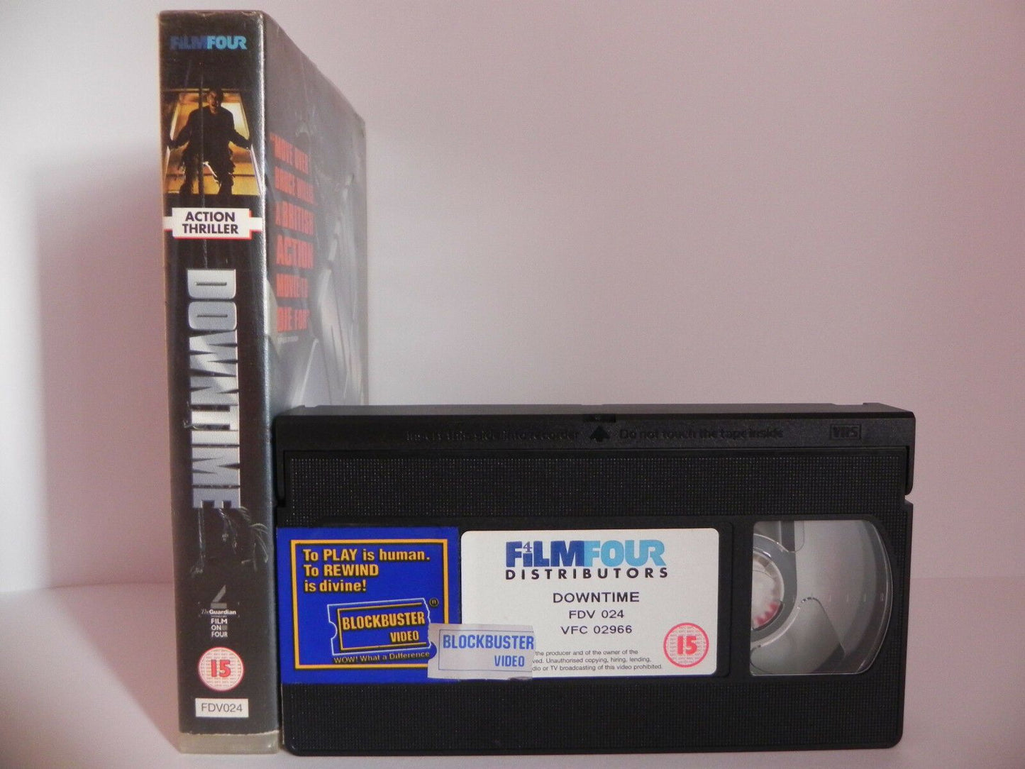 Downtime - Film Four - Big Box - Ex-Rental Video - Action Thriller - FDV024 VHS-