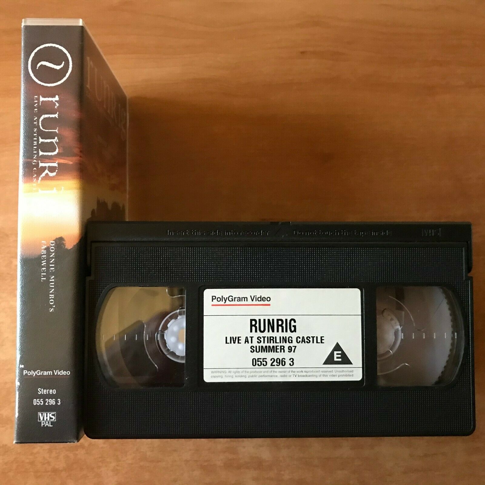 Runrig: Live In Sterling Castle [1997] "The Greatest Flame" - Concert - Pal VHS-