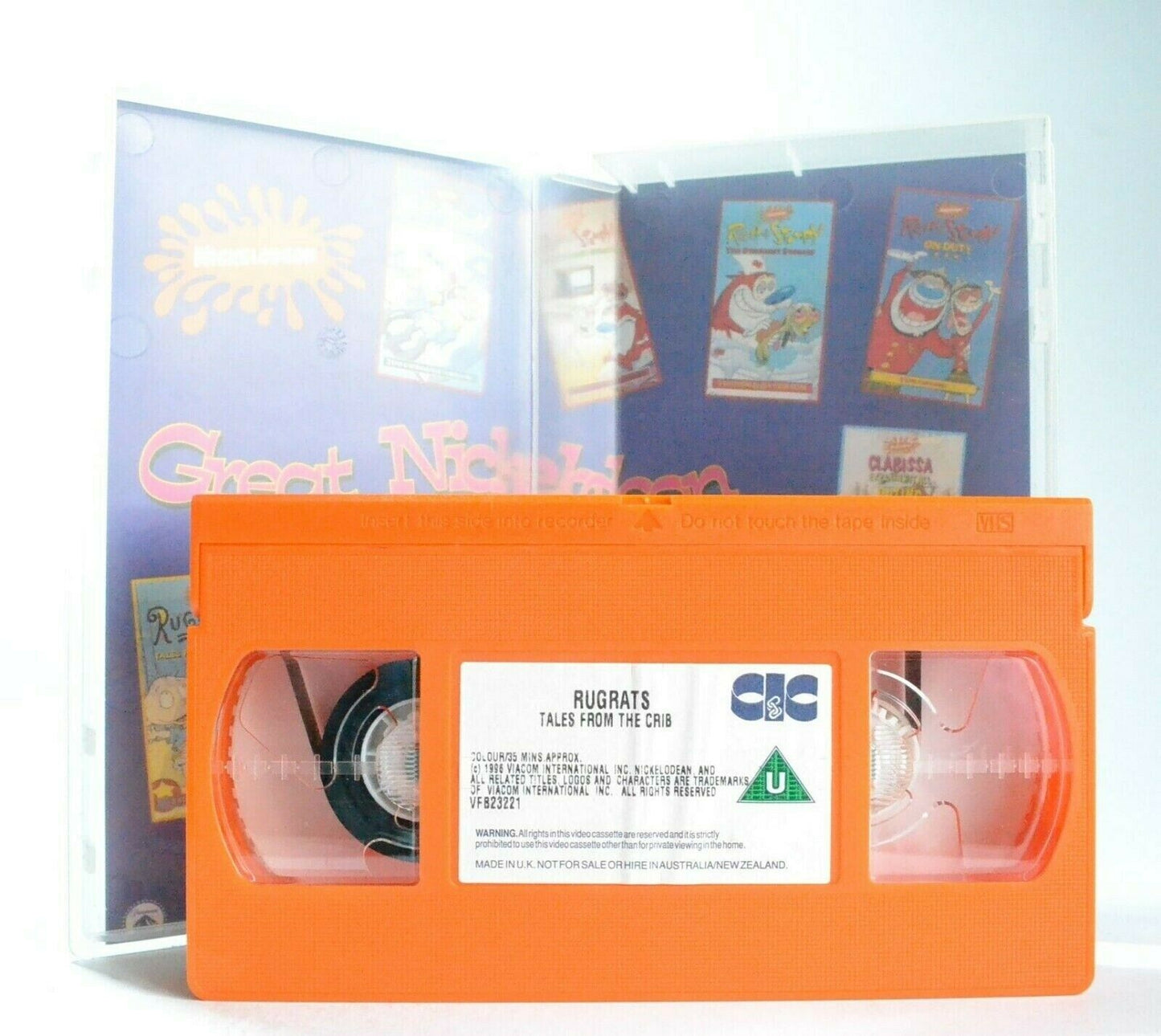 Rugrats: Tales From The Crib - Classic Episodes - Animated - Children's - VHS-