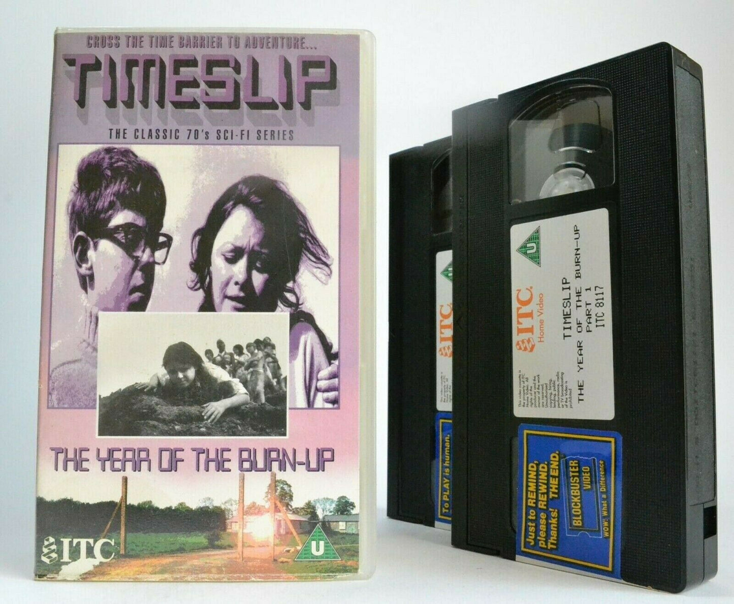 Timeslip: The Year Of The Burn-Up - [ITC Sci-Fi Series] - Cheryl Burfield - VHS-