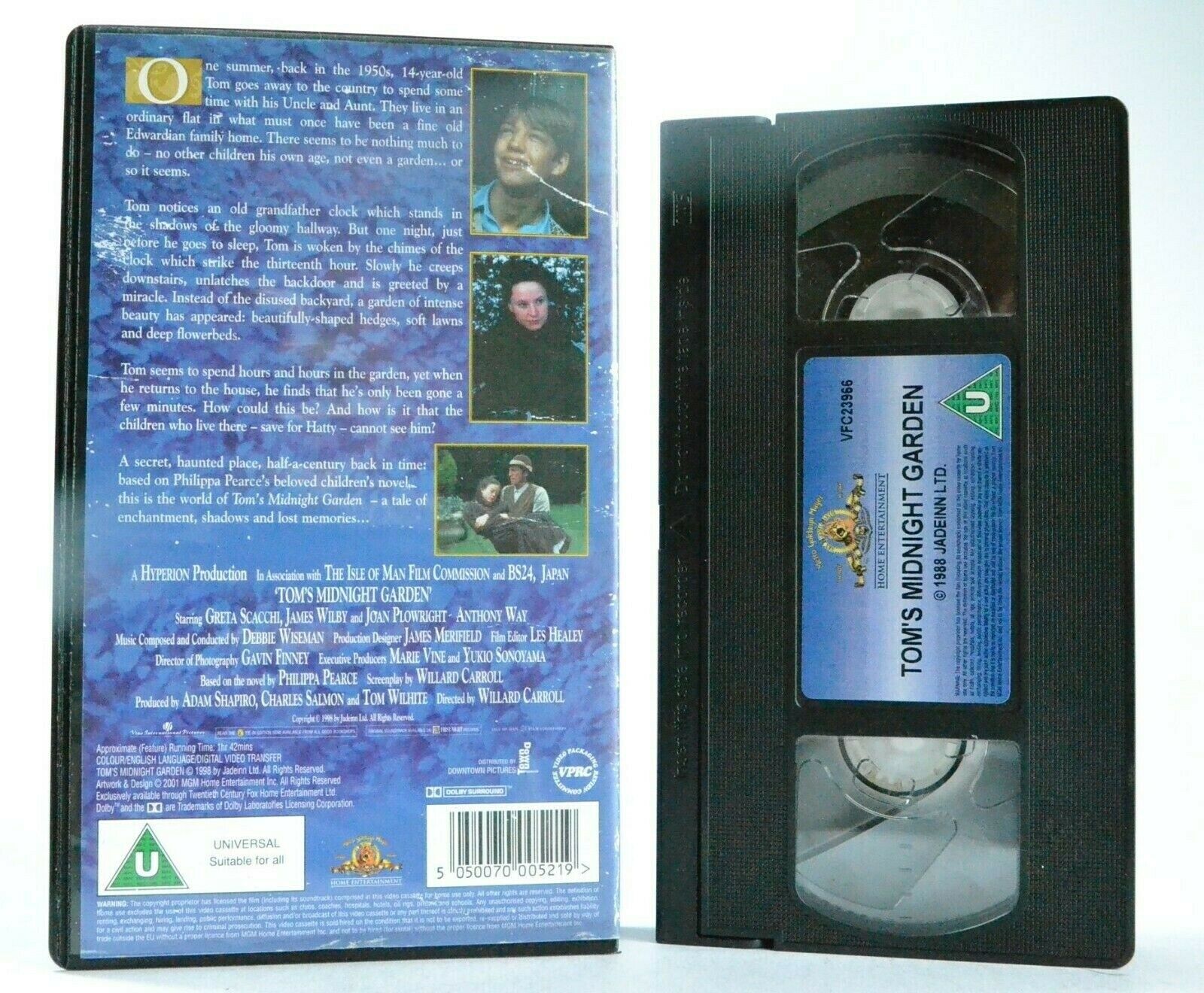 Tom's Midnight Garden: Based On Philippa Pearce Novel - Fantasy - Kids - Pal VHS-