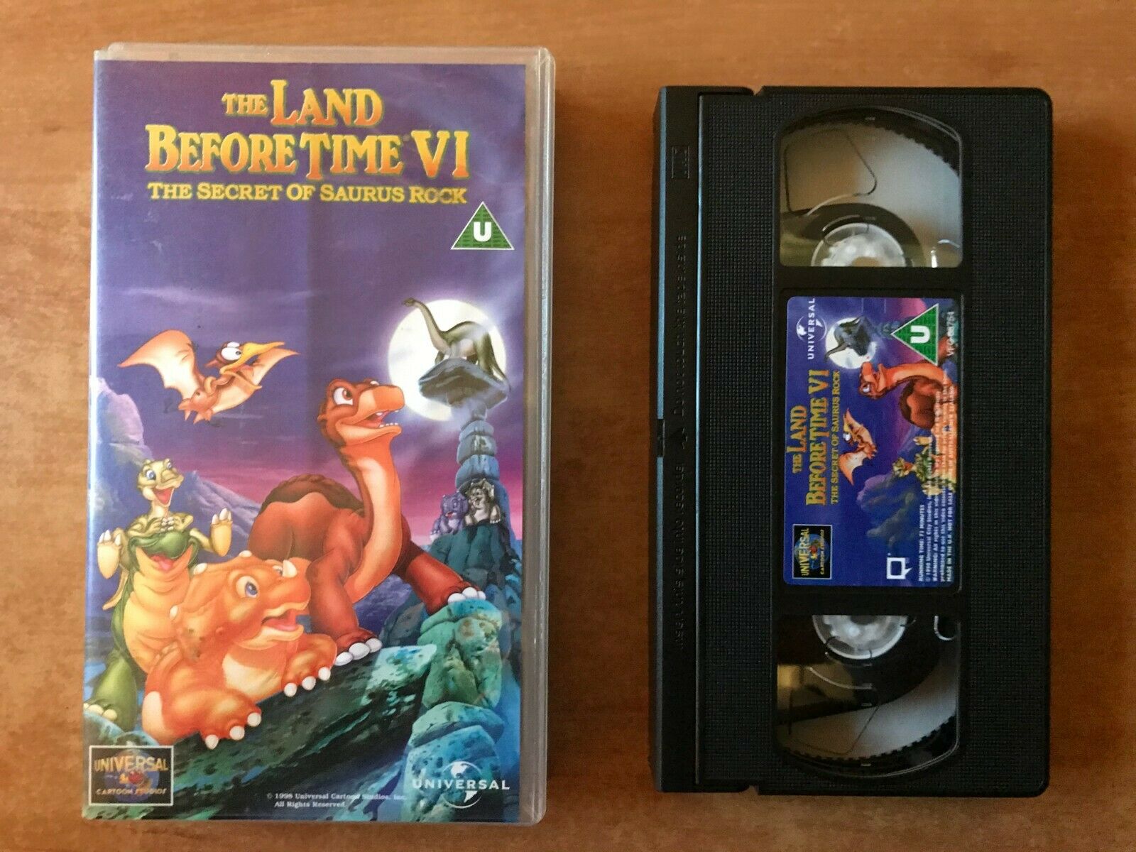 The Land Before Time 6: The Secret Of Saurus Rock - Animated - Kids - Pal VHS-