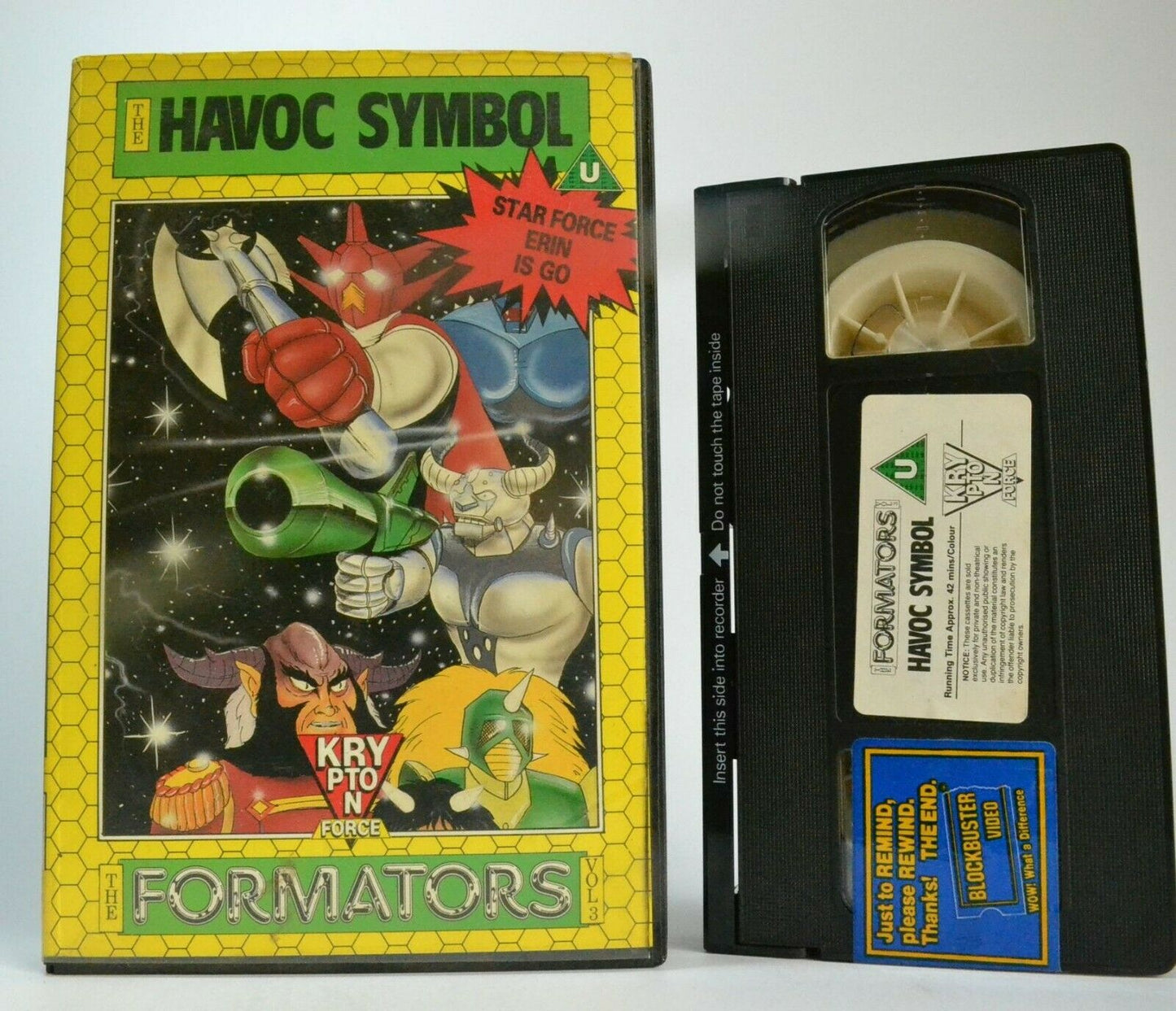 The Formators (Vol.3): The Havoc Symbol - Animated [Large Box] Rental - Pal VHS-