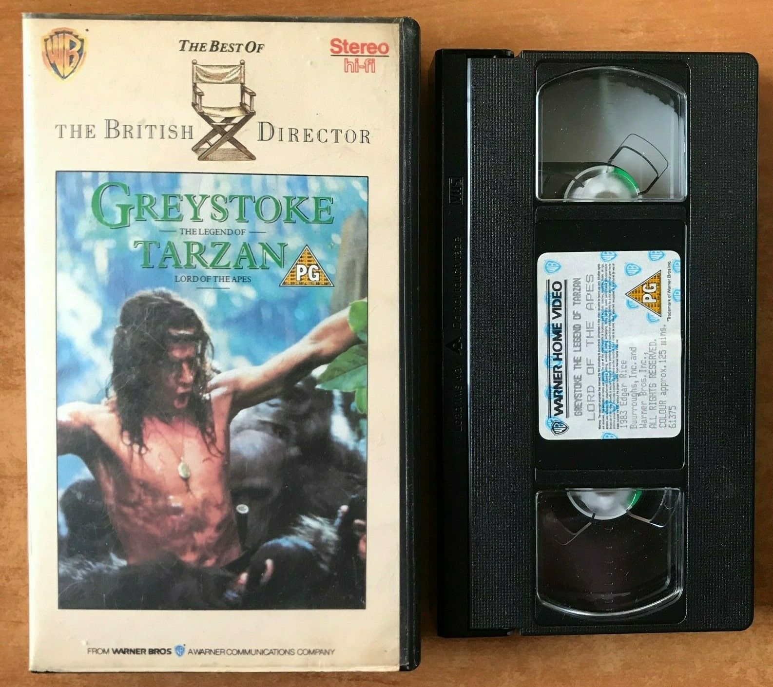 Greystoke: The Legend Of Tarzan, Lord Of The Apes: Christopher Lambert - Pal VHS-